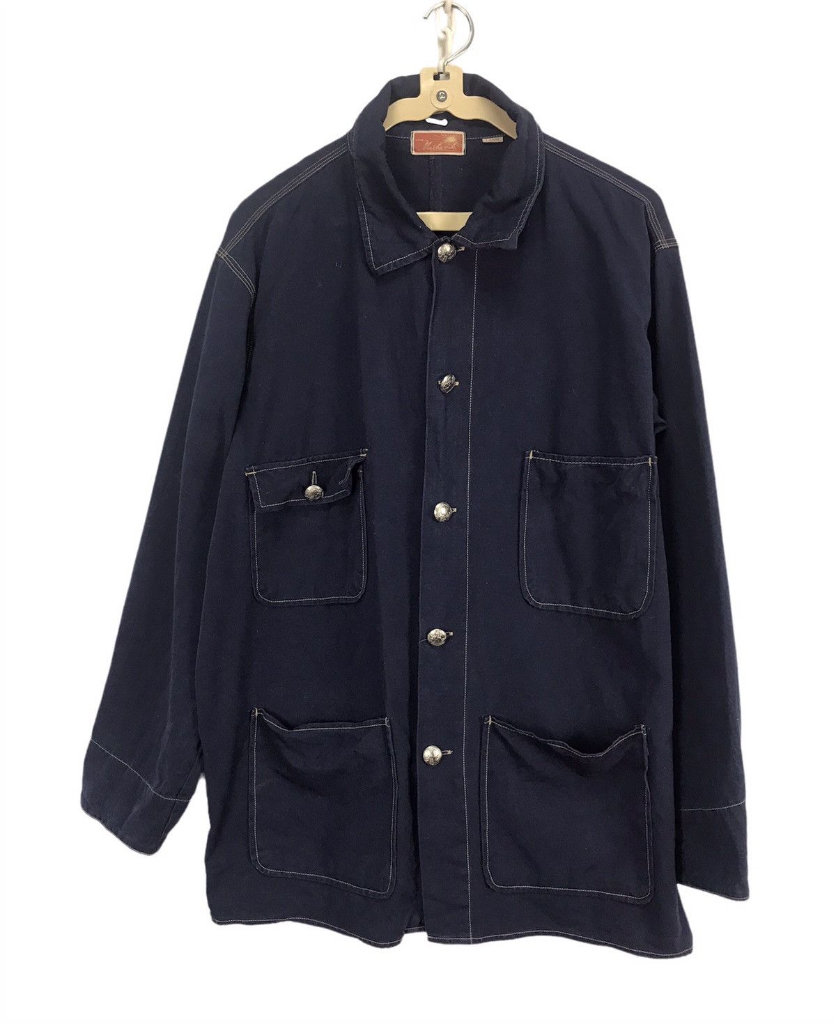 Japanese Brand × Vintage Unbrand workers button up jacket Size US L / EU 52-54 / 3 - 2 Thumbnail