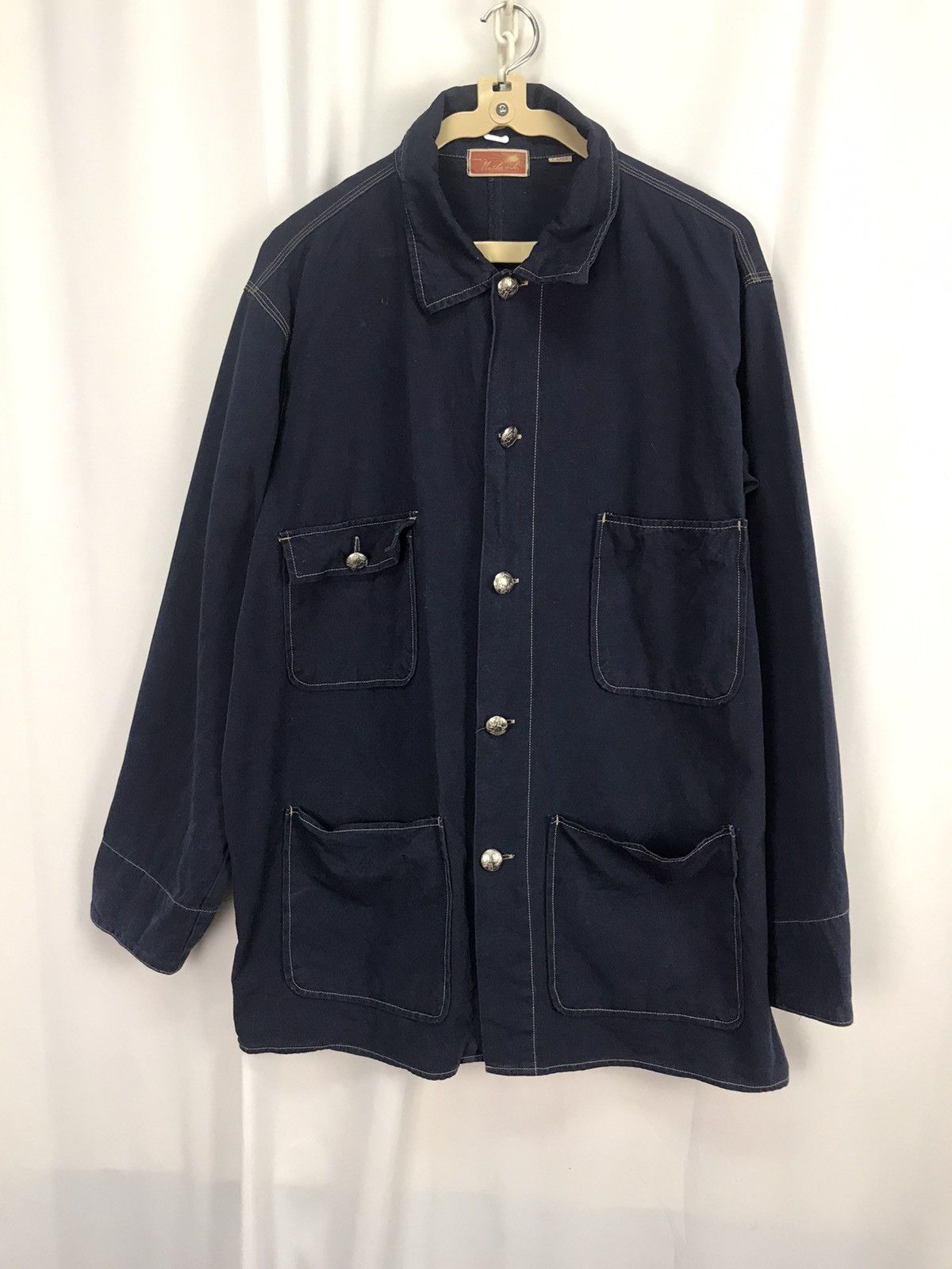 Japanese Brand × Vintage Unbrand workers button up jacket Size US L / EU 52-54 / 3 - 9 Thumbnail