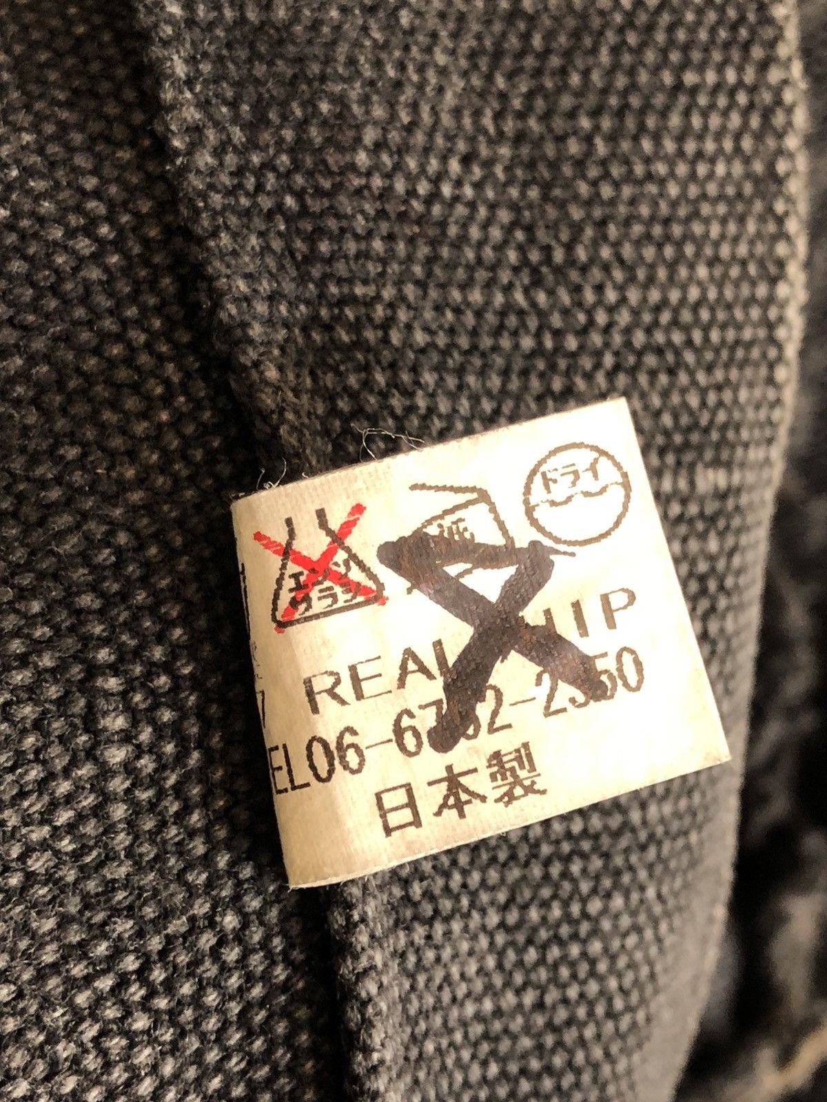 L7 Real Hip L7 REAL HIP Japan Patchwork Thick Faded Black Denim Hagi Size US 31 - 25 Thumbnail