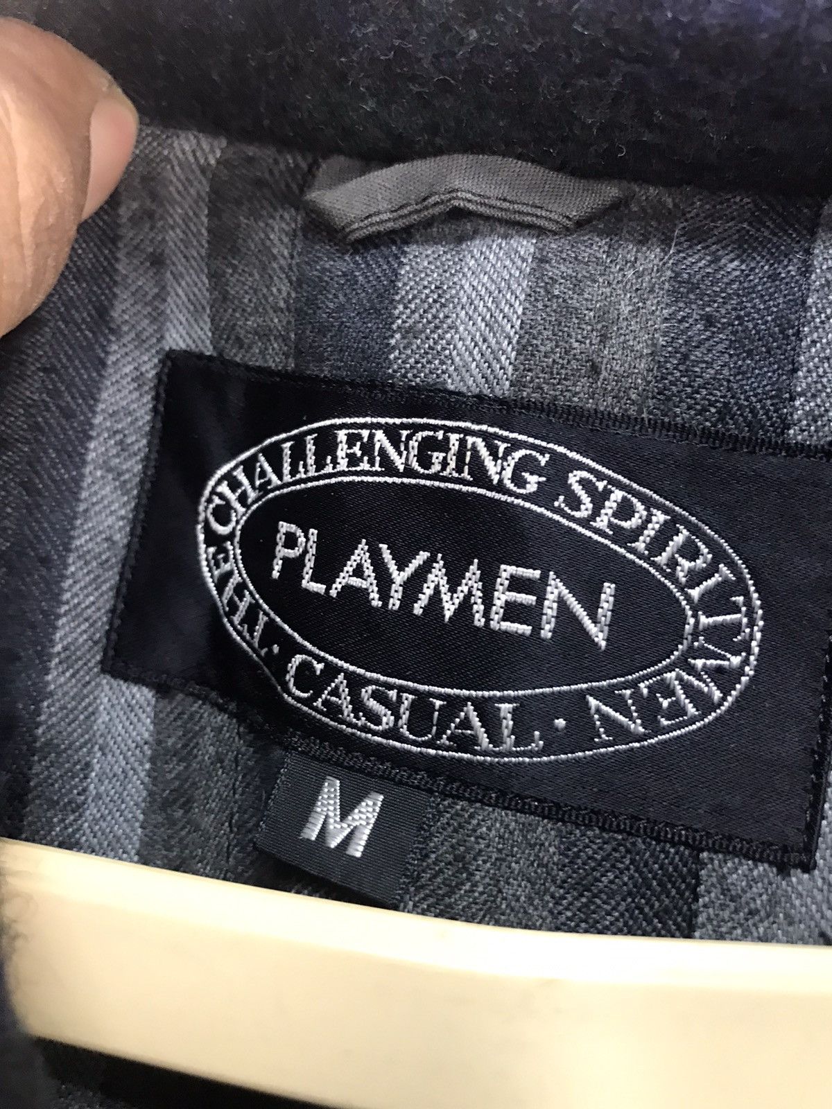 Japanese Brand × Vintage Playmen wool zipper jacket Size US L / EU 52-54 / 3 - 3 Thumbnail