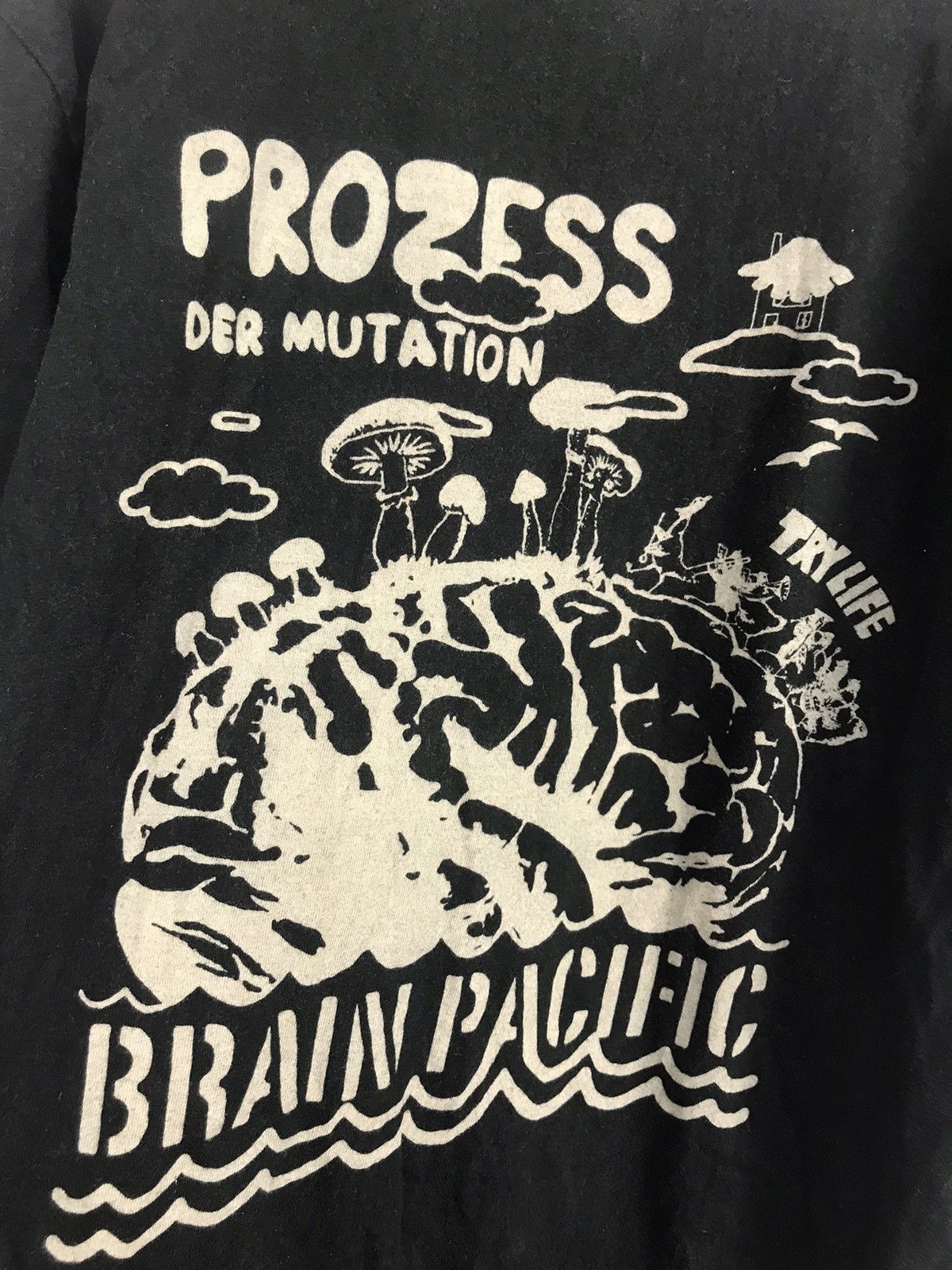 Japanese Brand “Your brain all right “ printed tshirt by graniph Size US M / EU 48-50 / 2 - 8 Thumbnail