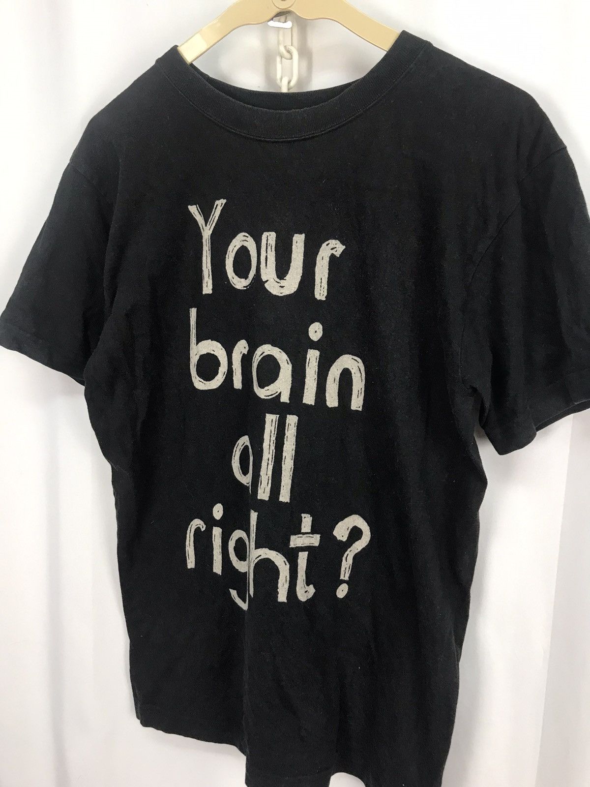 Japanese Brand “Your brain all right “ printed tshirt by graniph Size US M / EU 48-50 / 2 - 7 Thumbnail