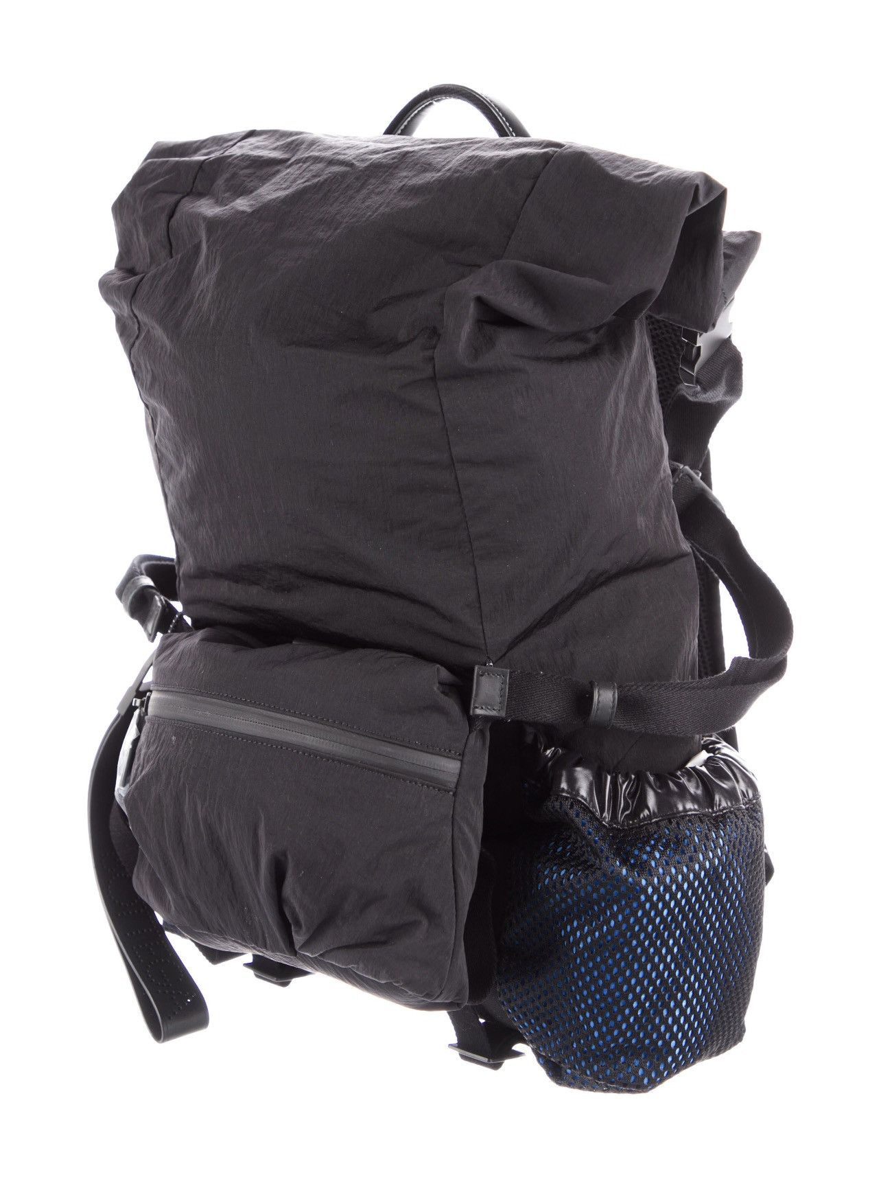 Bottega Veneta Bottega Veneta Mesh Paper Touch Nylon Backpack Size ONE SIZE - 4 Thumbnail