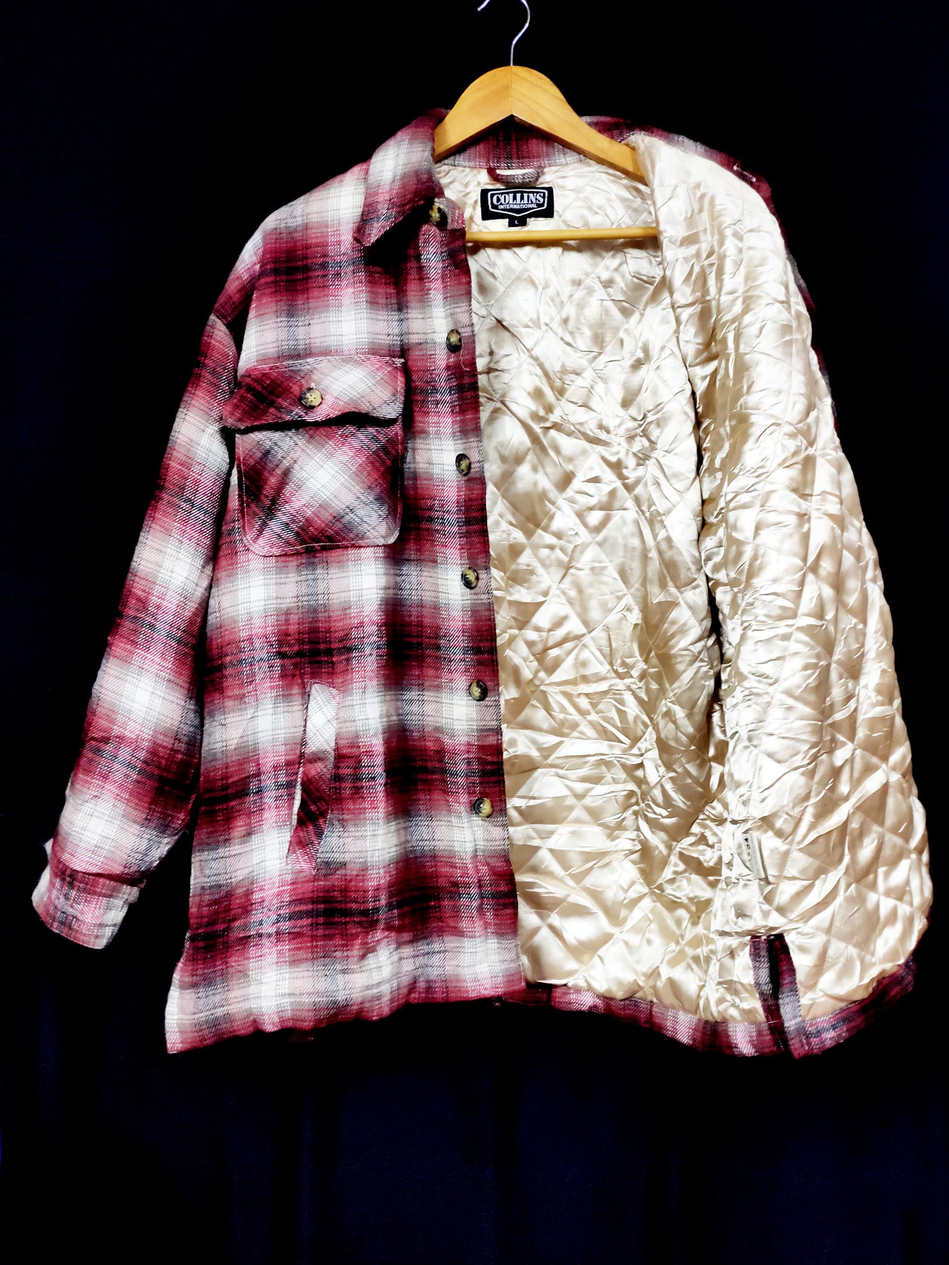 Flannel Collins International Flannel Checkered Jacket Size US L / EU 52-54 / 3 - 3 Thumbnail