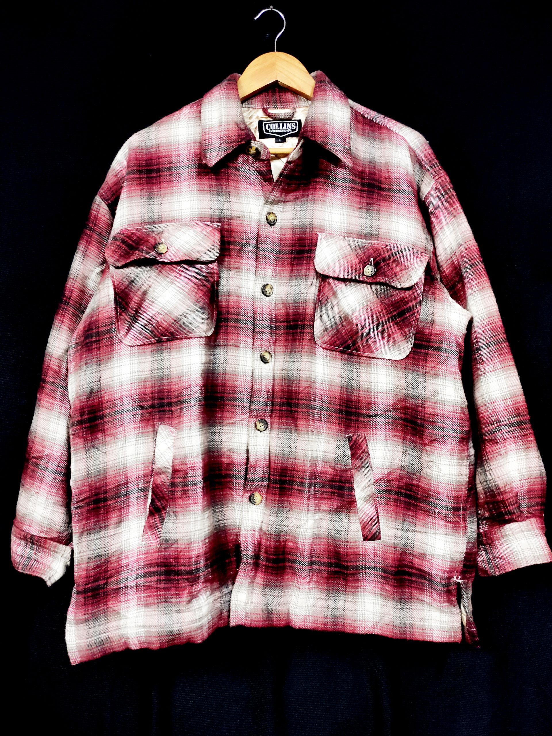 Flannel Collins International Flannel Checkered Jacket Size US L / EU 52-54 / 3 - 1 Thumbnail