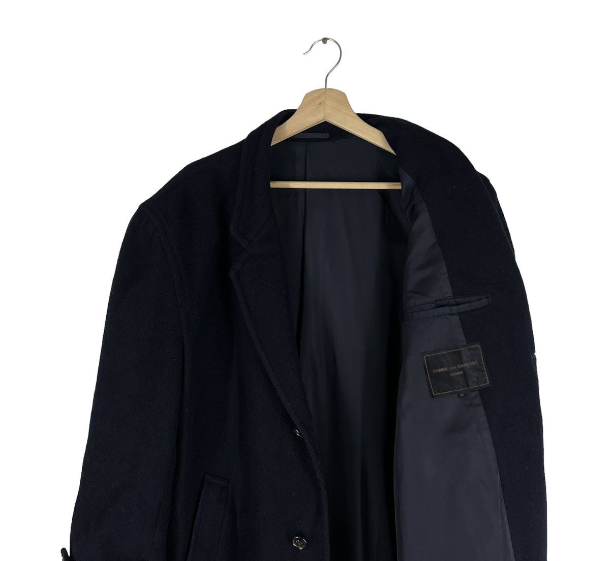 Comme des Garcons Homme 💥💥RARE RUNWAY AD 1989 REI KAWAKUBO OVERSIZED LONG JACKET Size US S / EU 44-46 / 1 - 3 Thumbnail