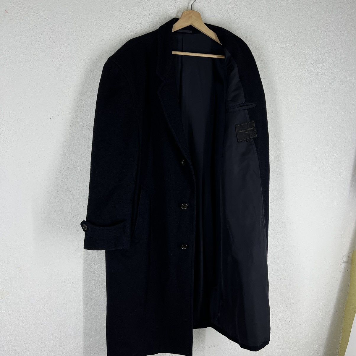 Comme des Garcons Homme 💥💥RARE RUNWAY AD 1989 REI KAWAKUBO OVERSIZED LONG JACKET Size US S / EU 44-46 / 1 - 14 Thumbnail