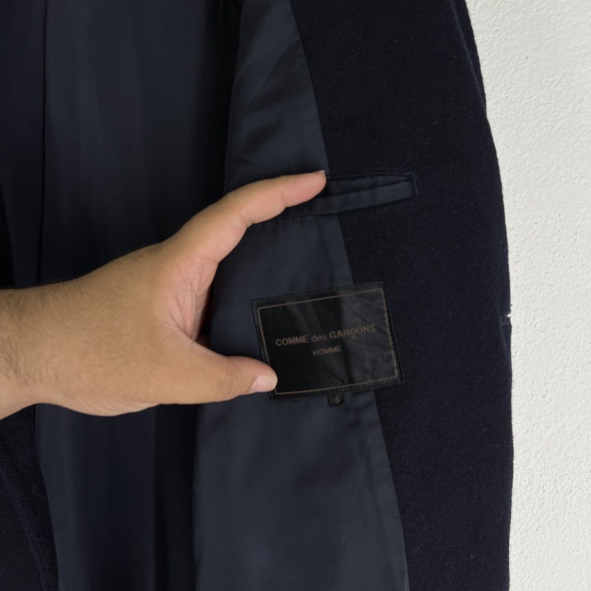 Comme des Garcons Homme 💥💥RARE RUNWAY AD 1989 REI KAWAKUBO OVERSIZED LONG JACKET Size US S / EU 44-46 / 1 - 15 Thumbnail