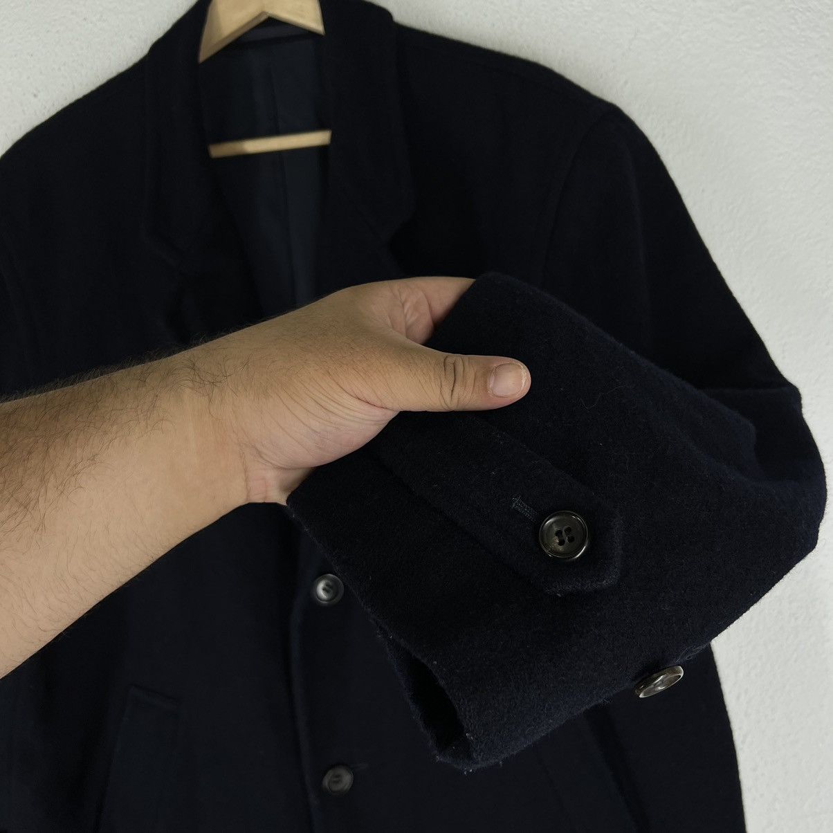 Comme des Garcons Homme 💥💥RARE RUNWAY AD 1989 REI KAWAKUBO OVERSIZED LONG JACKET Size US S / EU 44-46 / 1 - 9 Thumbnail