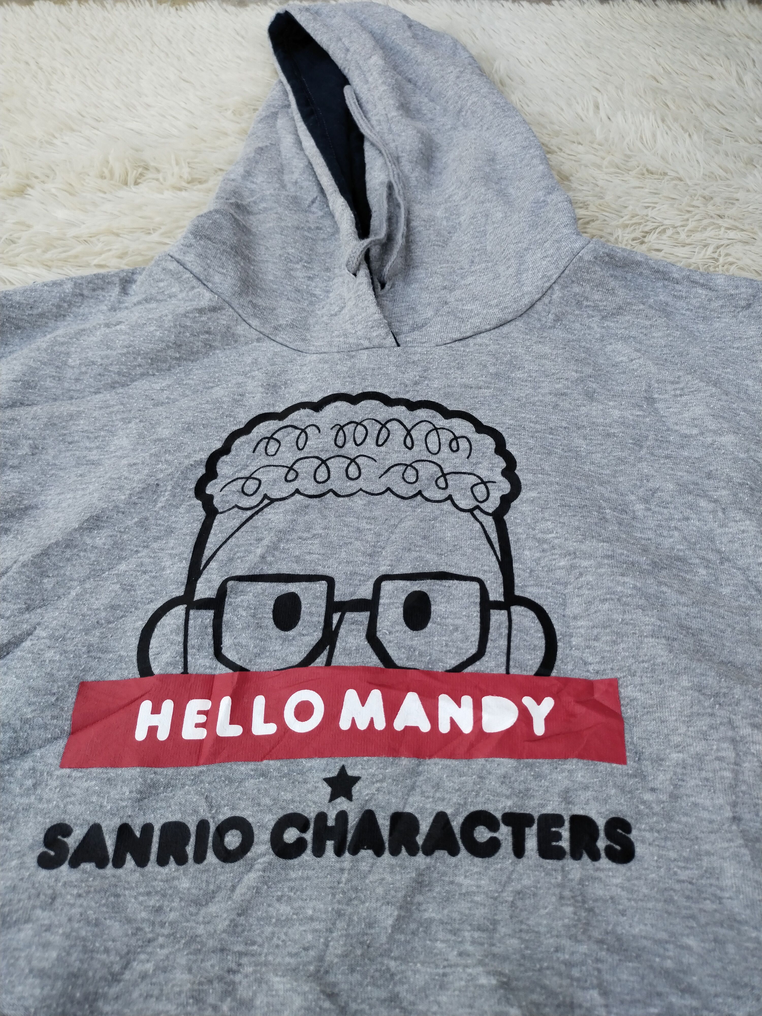 Cartoon Network × Japanese Brand × Vintage Vintage Hello Mandy & Sanrio Characters hoodie Size US L / EU 52-54 / 3 - 2 Thumbnail