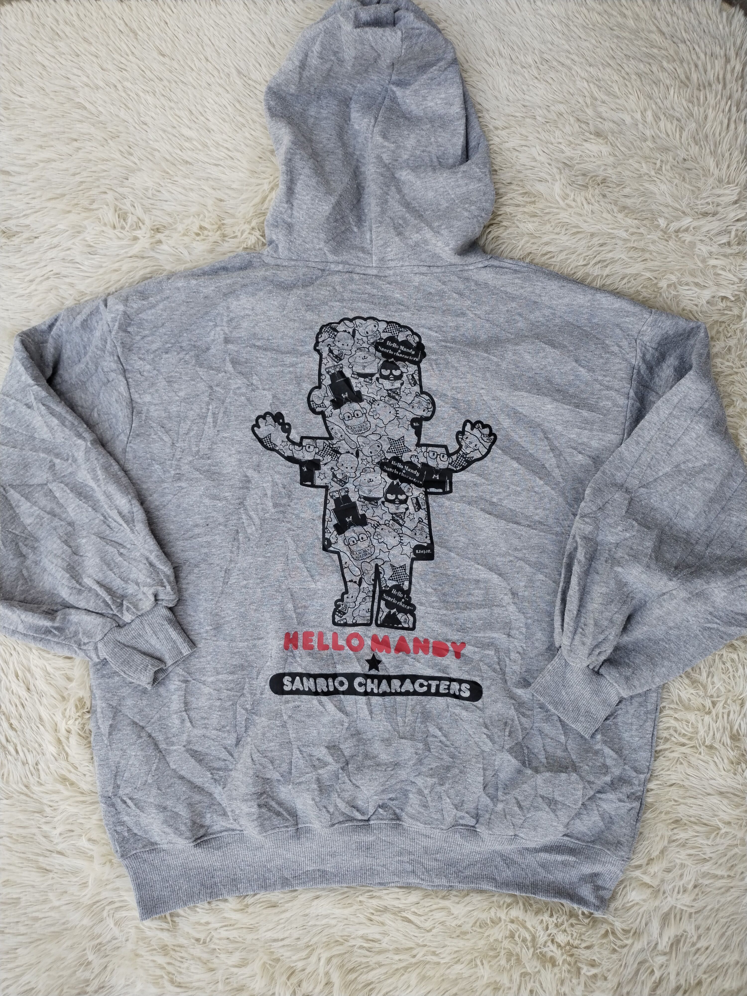 Cartoon Network × Japanese Brand × Vintage Vintage Hello Mandy & Sanrio Characters hoodie Size US L / EU 52-54 / 3 - 9 Thumbnail