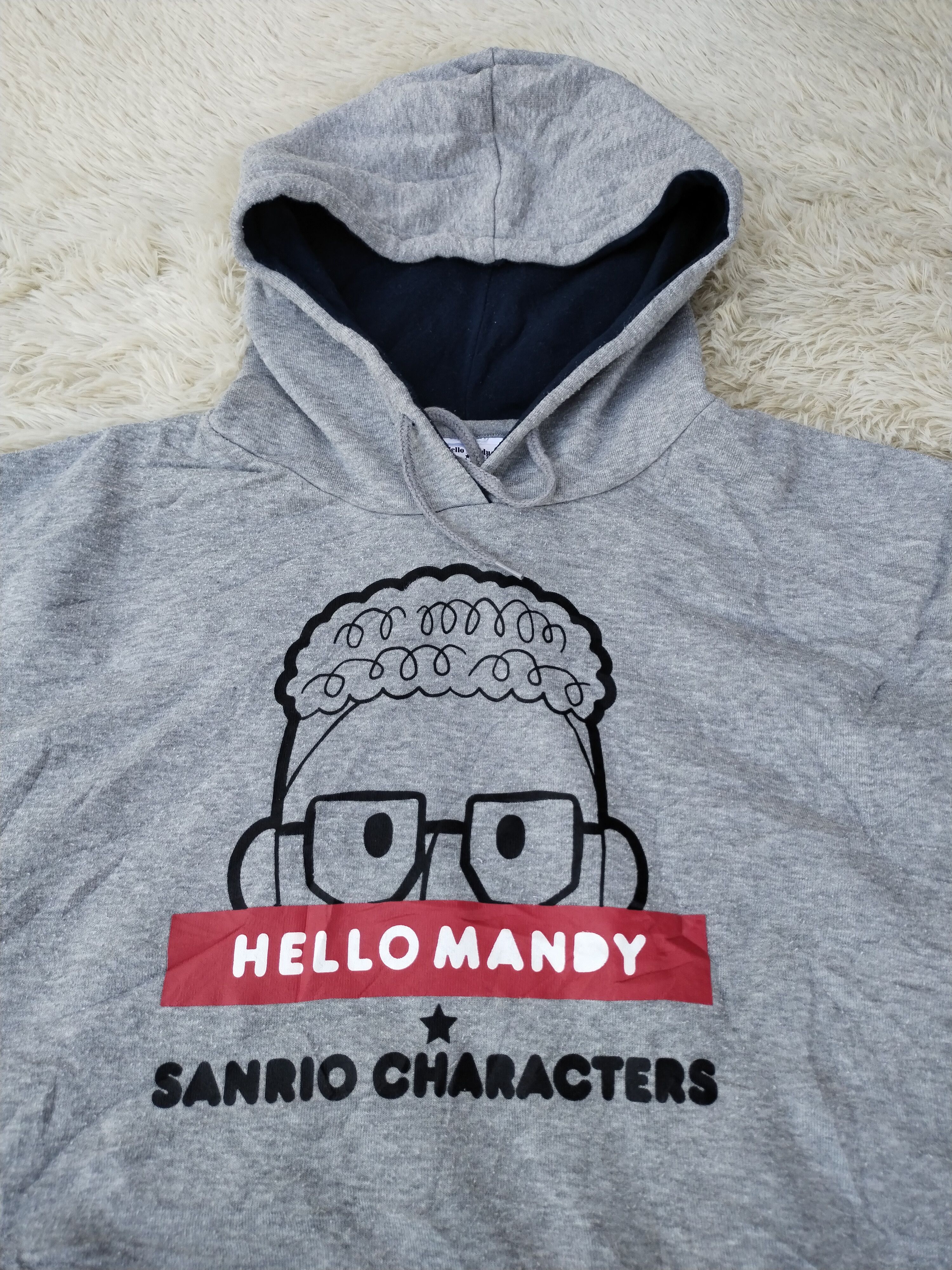 Cartoon Network × Japanese Brand × Vintage Vintage Hello Mandy & Sanrio Characters hoodie Size US L / EU 52-54 / 3 - 7 Thumbnail
