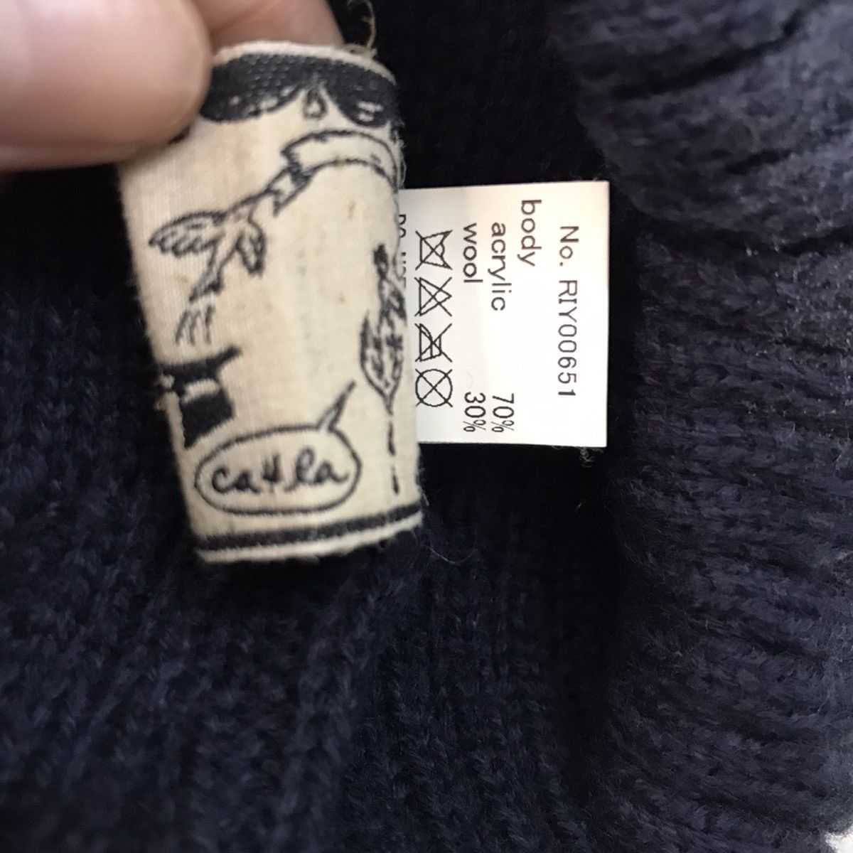CA4LA Japanese Ca4la Wool & Acrylic Beanie / Snow Hat / Snow Cap Size ONE SIZE - 11 Thumbnail