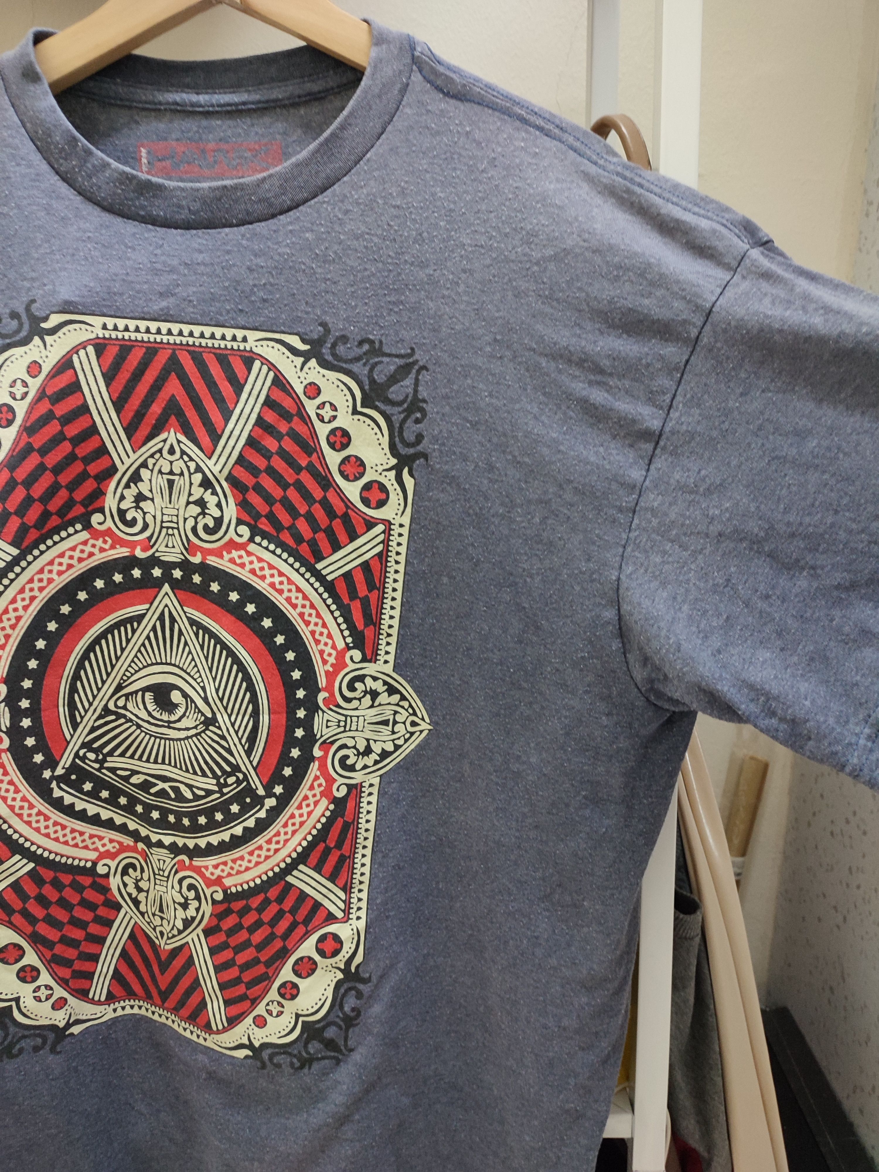 Tony Hawk 💥 Crazy Rare Vision Eye Tony Hawk Vintage Tee Size US XL / EU 56 / 4 - 4 Thumbnail