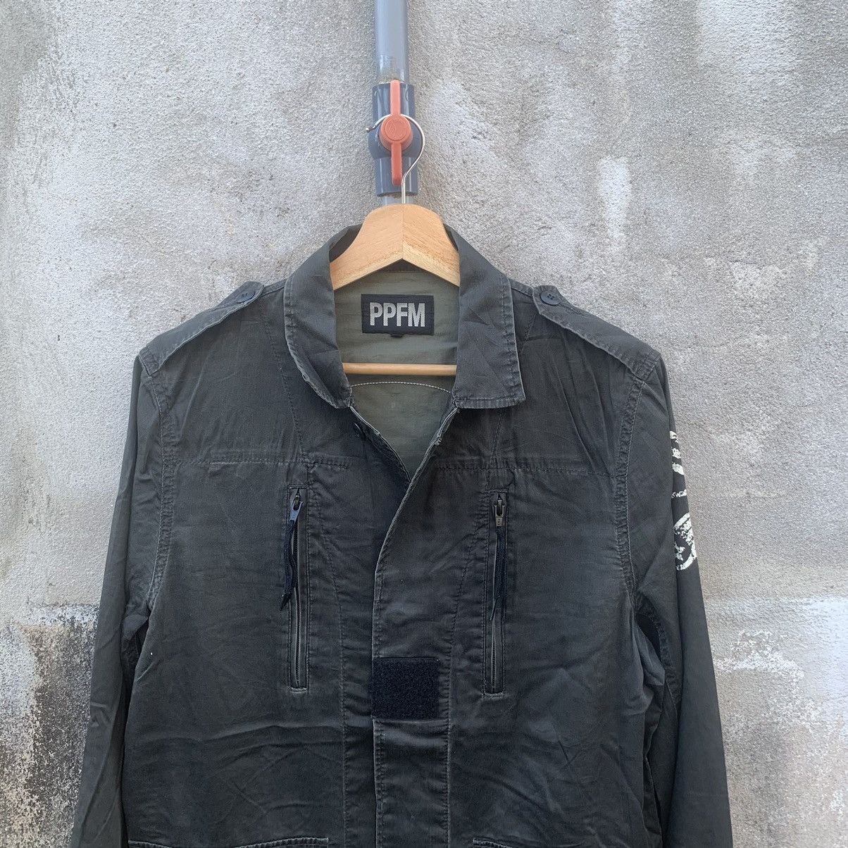 Designer × PPFM PPFM Japanese Brand Faded Inspired Vtg Army Jacket Size US M / EU 48-50 / 2 - 3 Thumbnail