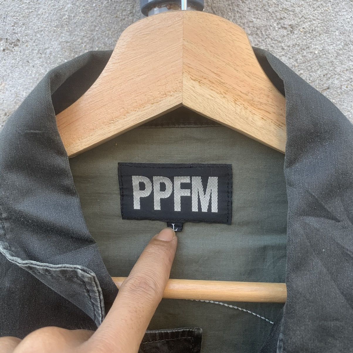Designer × PPFM PPFM Japanese Brand Faded Inspired Vtg Army Jacket Size US M / EU 48-50 / 2 - 6 Thumbnail