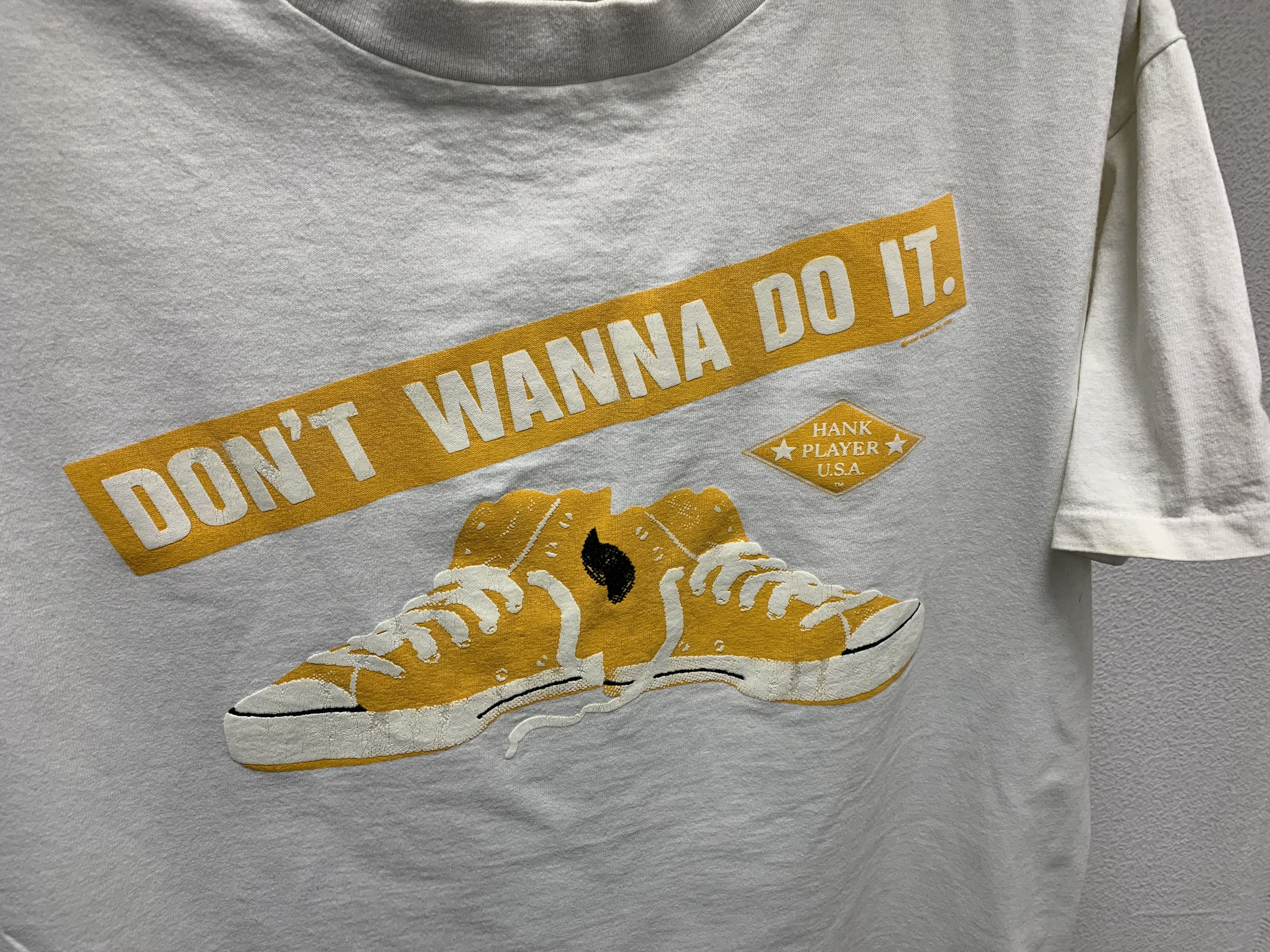 NBA Hank Player USA don’t wanna do it vintage t-shirt Xl 90-th Size US XL / EU 56 / 4 - 3 Thumbnail