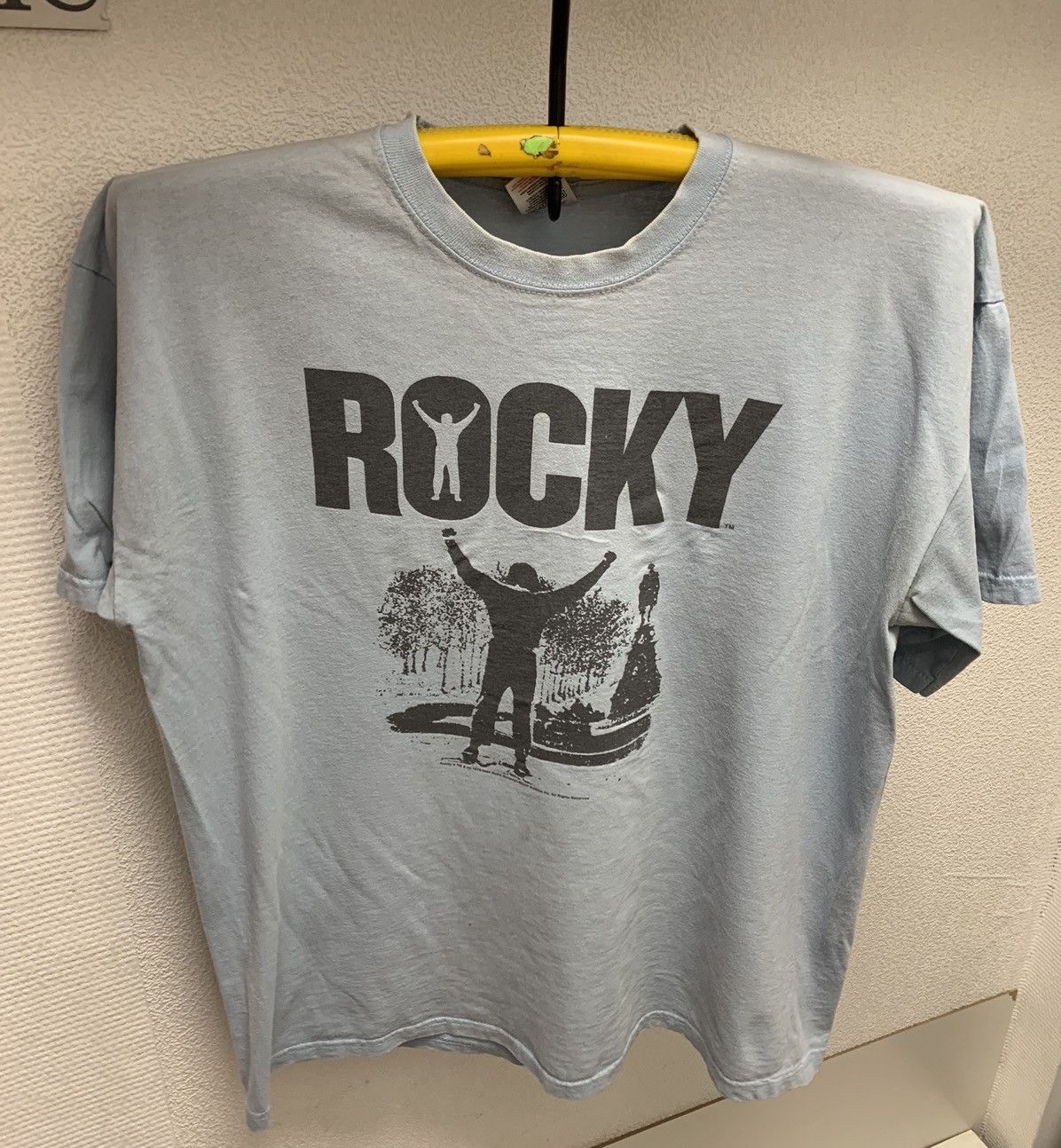 Vintage Rocky Balboa vintage t-shirt Xl 1976-2004 blue Size US XL / EU 56 / 4 - 1 Thumbnail