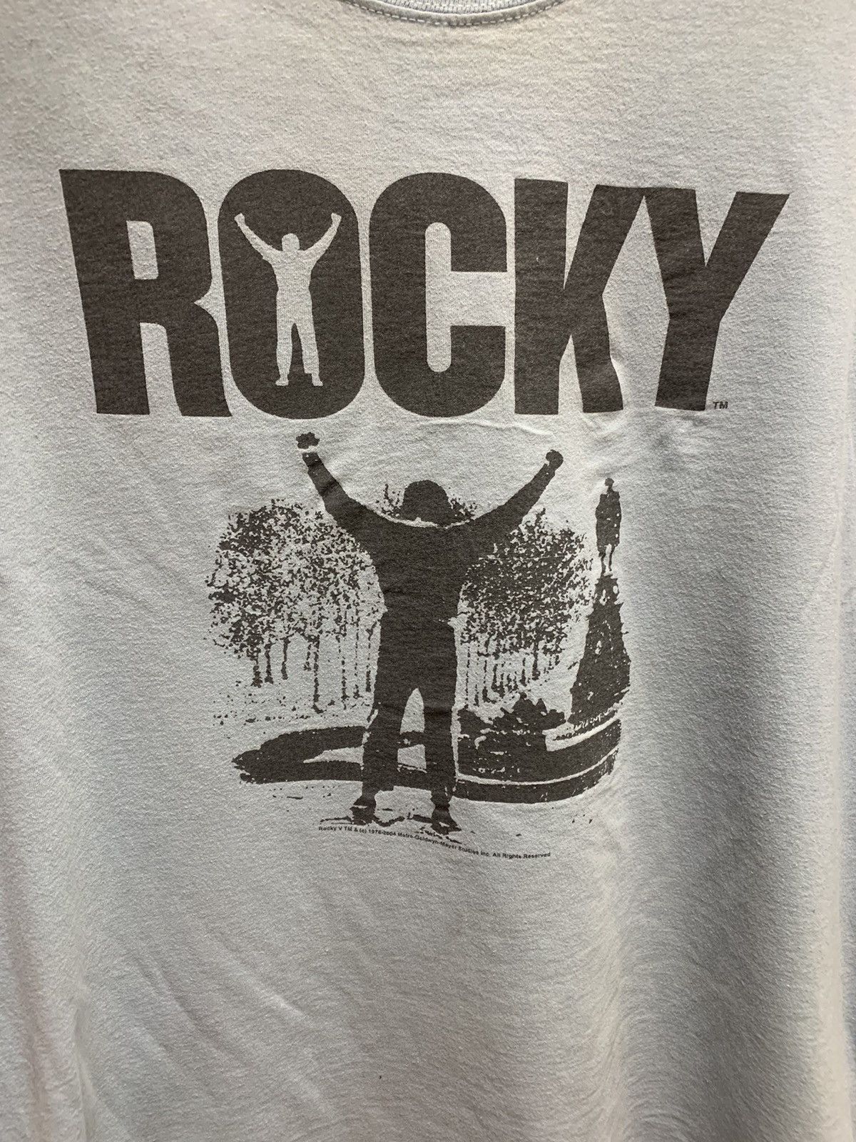 Vintage Rocky Balboa vintage t-shirt Xl 1976-2004 blue Size US XL / EU 56 / 4 - 2 Thumbnail