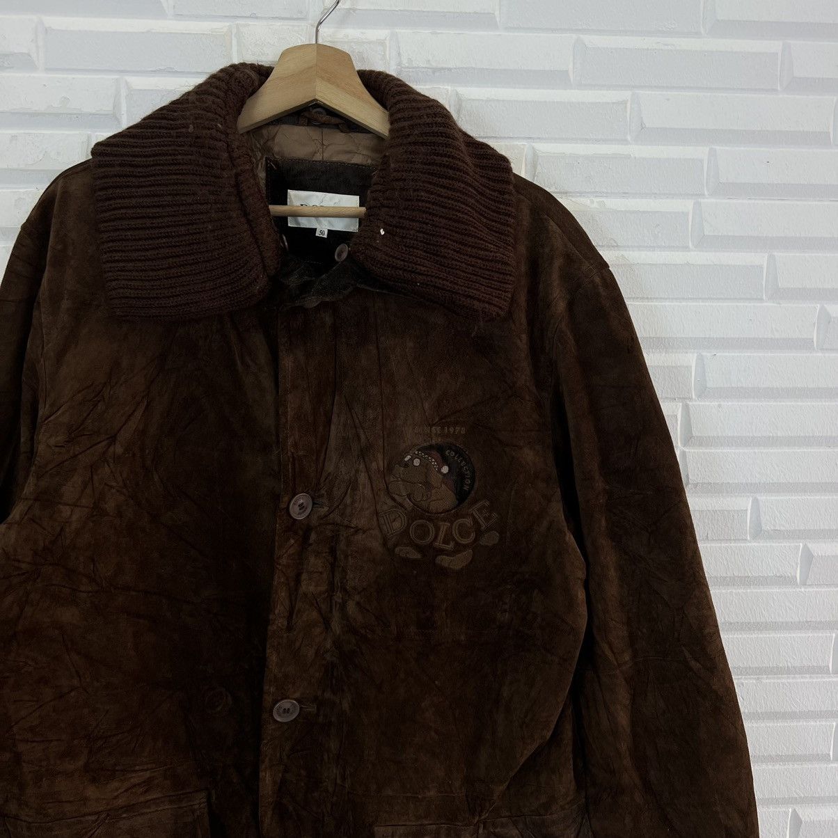 Japanese Brand VINTAGE LEATHER JACKET DOLCE RARE MULTI POCKET ISSEY MIYAKE Size US M / EU 48-50 / 2 - 3 Thumbnail