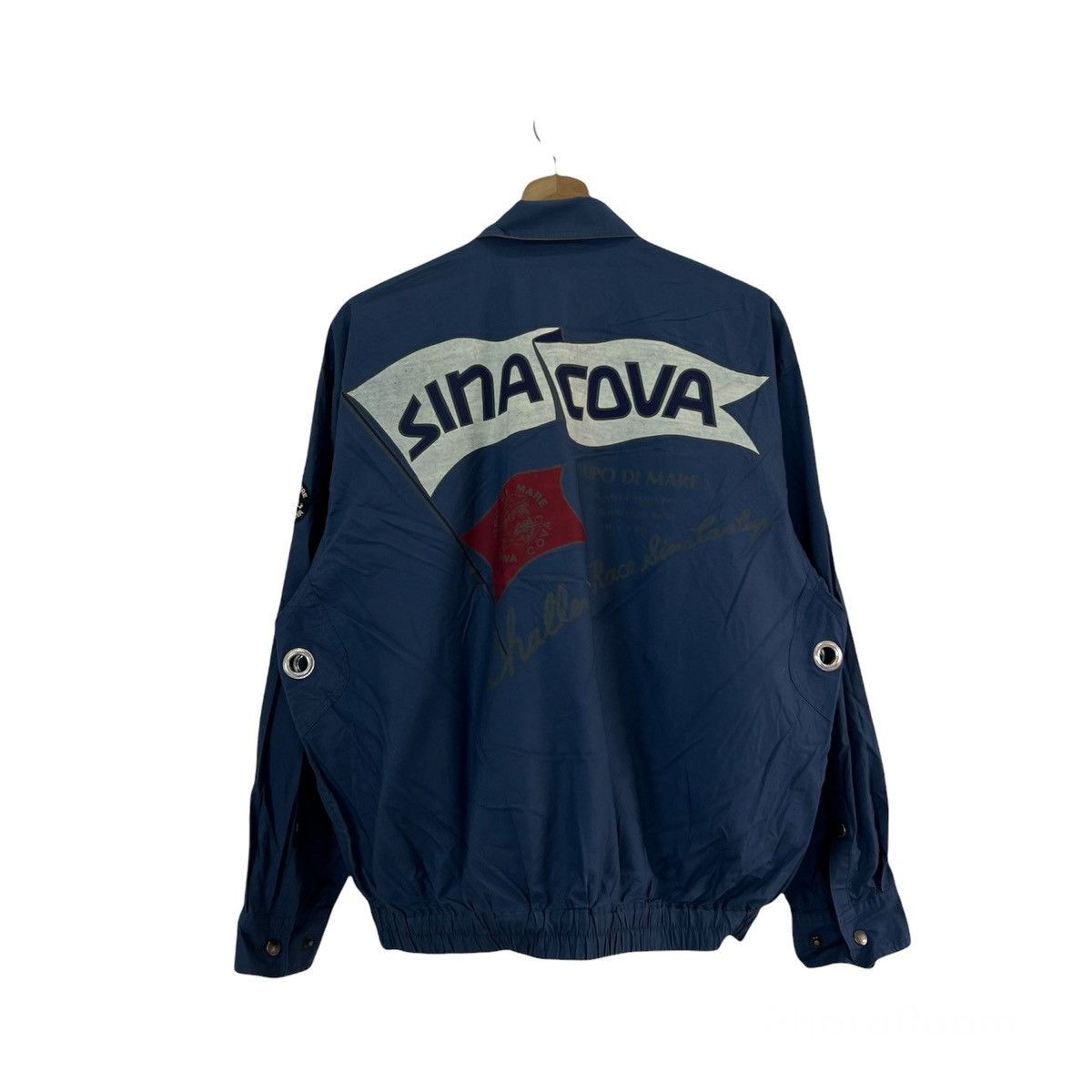 Japanese Brand RARE STYLE JACKET SINACOVA BIG LOGO BOMBER STYLE JACKET Size US L / EU 52-54 / 3 - 1 Thumbnail