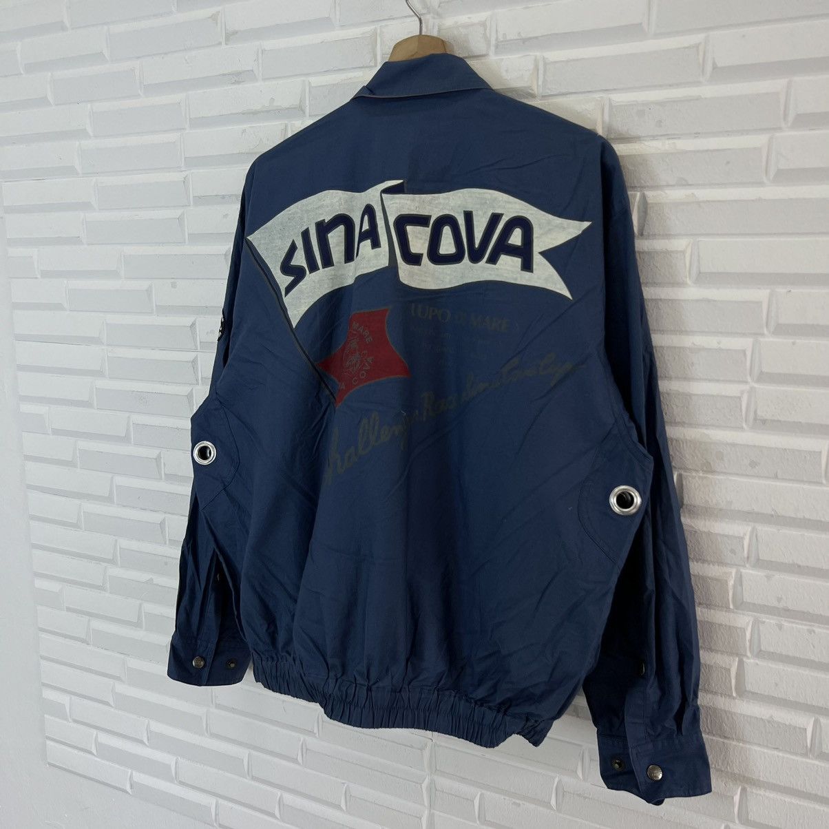 Japanese Brand RARE STYLE JACKET SINACOVA BIG LOGO BOMBER STYLE JACKET Size US L / EU 52-54 / 3 - 7 Thumbnail
