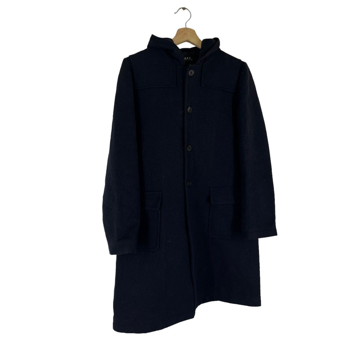 A.P.C. RARE VINTAGE A.P.C WOOL LONG JACKET INSPIRED ISSEY MIYAKE Size US M / EU 48-50 / 2 - 4 Thumbnail