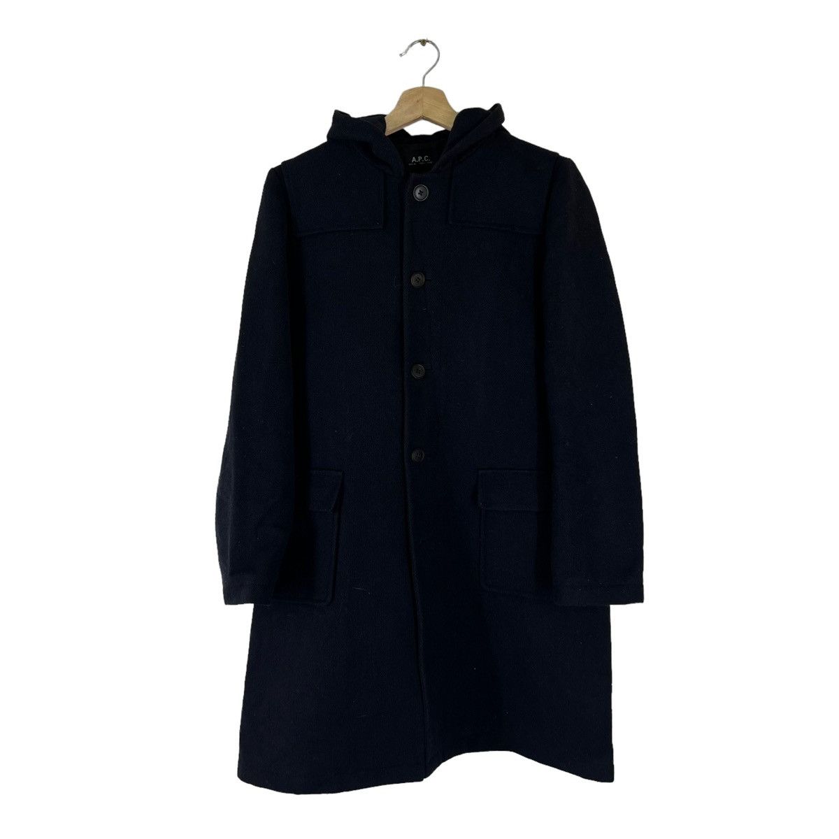 A.P.C. RARE VINTAGE A.P.C WOOL LONG JACKET INSPIRED ISSEY MIYAKE Size US M / EU 48-50 / 2 - 3 Thumbnail