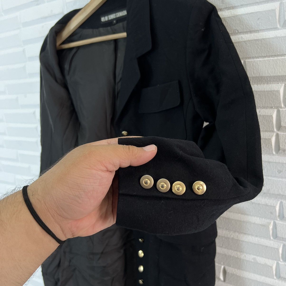 Japanese Brand × Junko Shimada VERY RARE ULTIMATE BLACK LONG JACKET 49 AV JUNKO SHIMADA Size US M / EU 48-50 / 2 - 5 Thumbnail