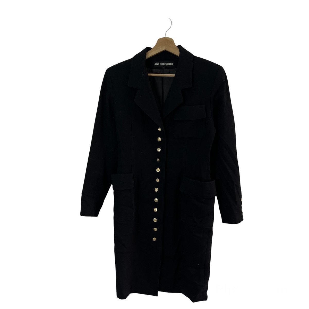 Japanese Brand × Junko Shimada VERY RARE ULTIMATE BLACK LONG JACKET 49 AV JUNKO SHIMADA Size US M / EU 48-50 / 2 - 1 Thumbnail