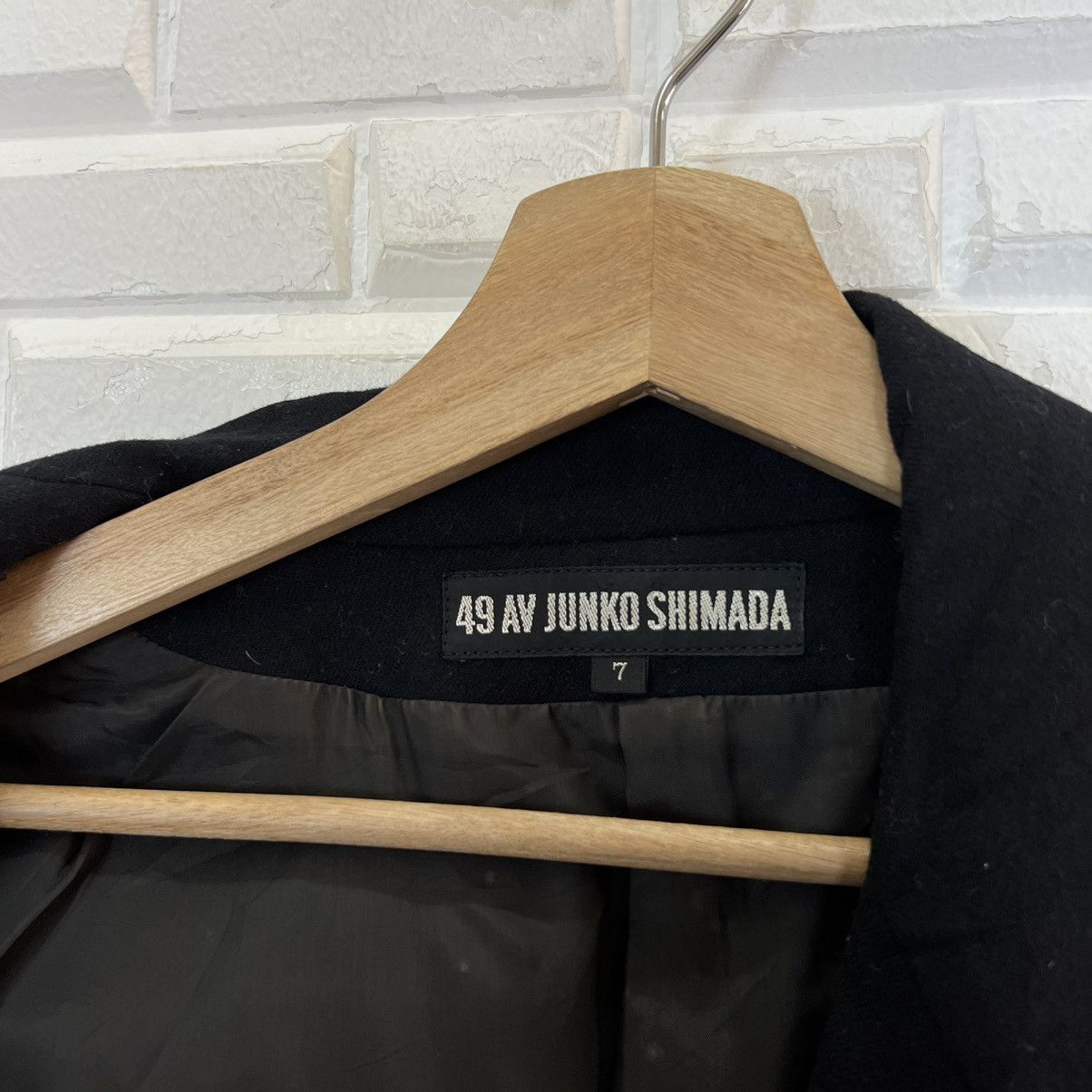 Japanese Brand × Junko Shimada VERY RARE ULTIMATE BLACK LONG JACKET 49 AV JUNKO SHIMADA Size US M / EU 48-50 / 2 - 4 Thumbnail