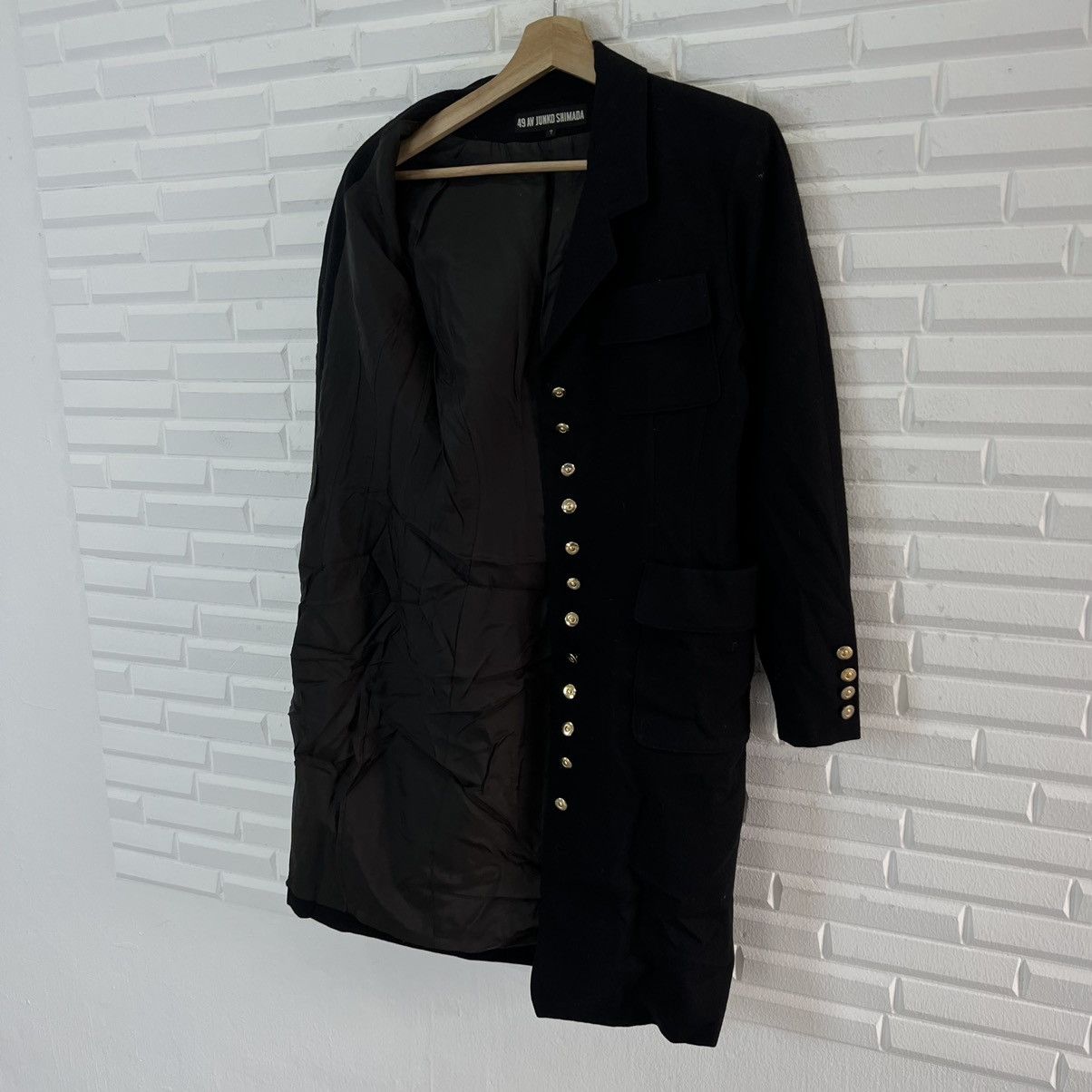 Japanese Brand × Junko Shimada VERY RARE ULTIMATE BLACK LONG JACKET 49 AV JUNKO SHIMADA Size US M / EU 48-50 / 2 - 2 Thumbnail