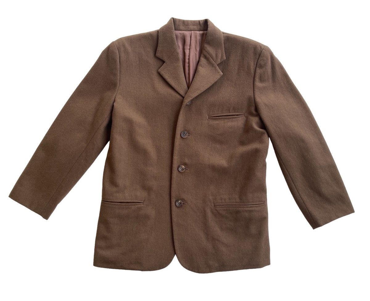Yohji Yamamoto Yohji Yamamoto Workshop Wool Jacket Size US M / EU 48-50 / 2 - 2 Thumbnail