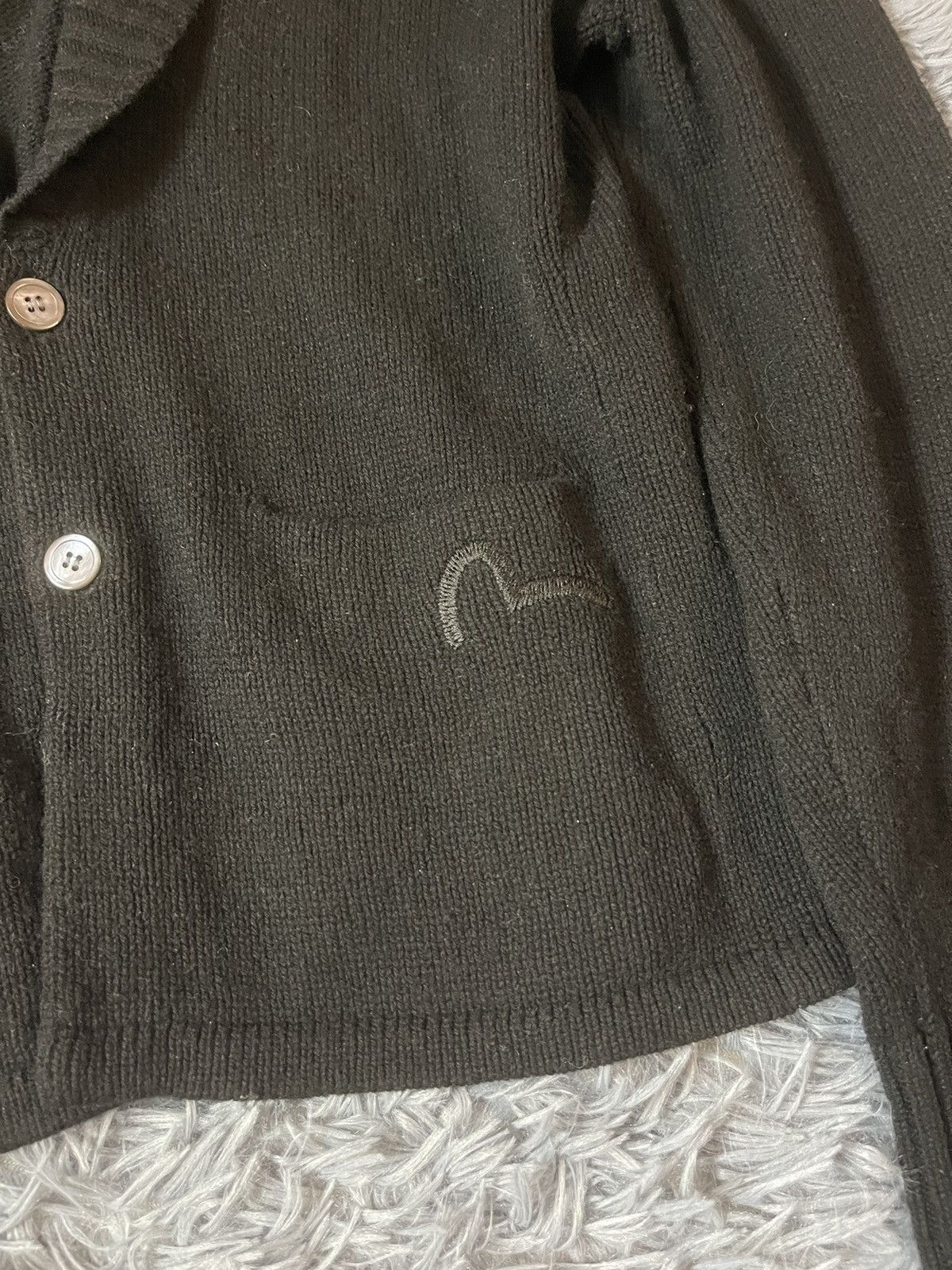 Evisu × Japanese Brand Evisu Japanese Y2K vintage cardigan sweater Size US XXL / EU 58 / 5 - 3 Thumbnail