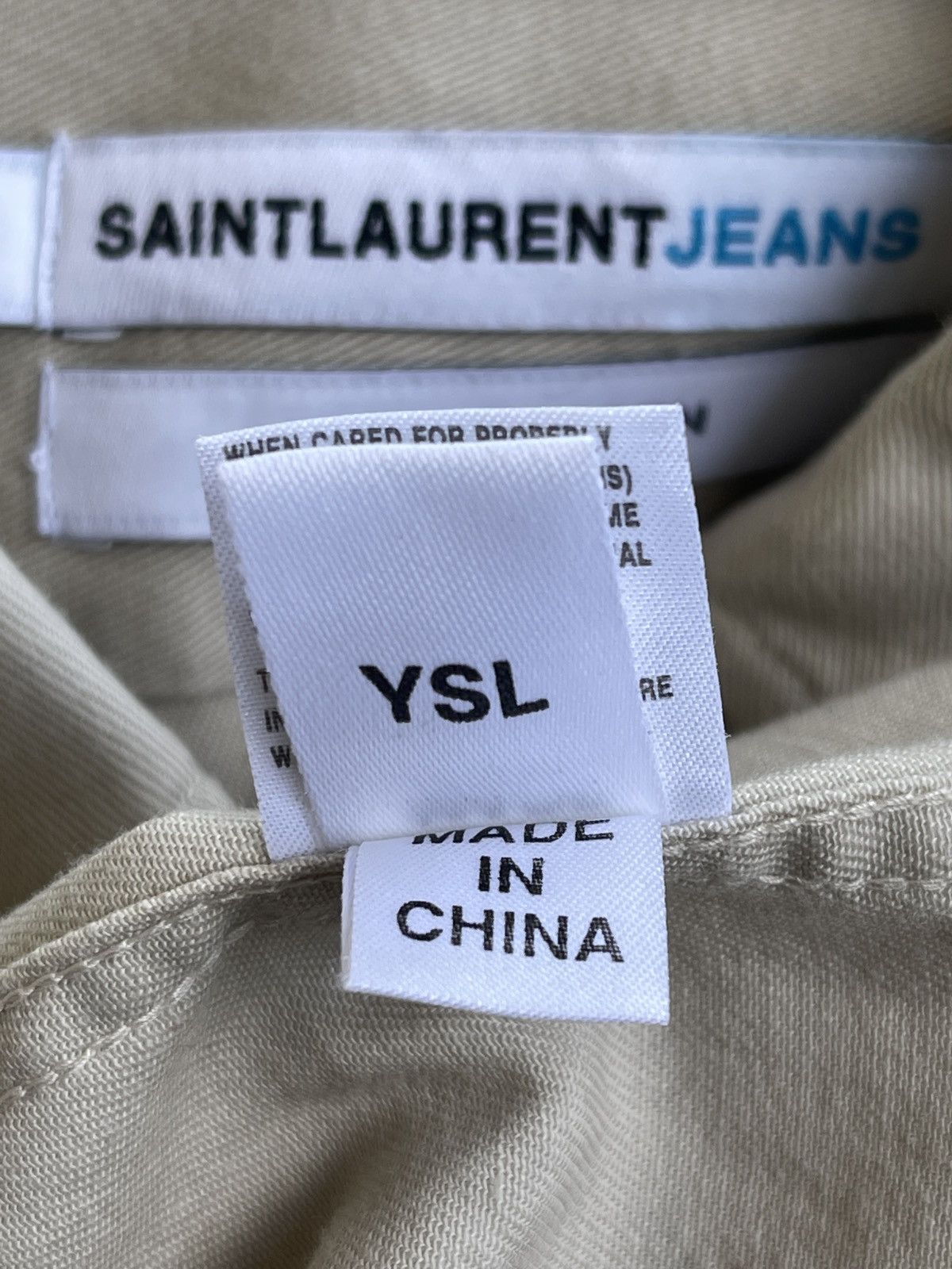 Yves Saint Laurent SaintLaurent Jeans Cotton Shirt Size US S / EU 44-46 / 1 - 12 Thumbnail