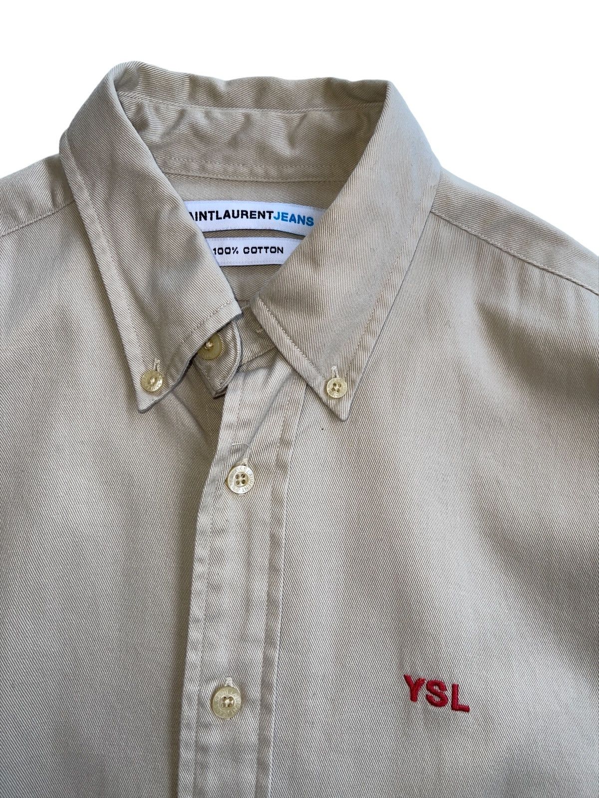 Yves Saint Laurent SaintLaurent Jeans Cotton Shirt Size US S / EU 44-46 / 1 - 3 Thumbnail
