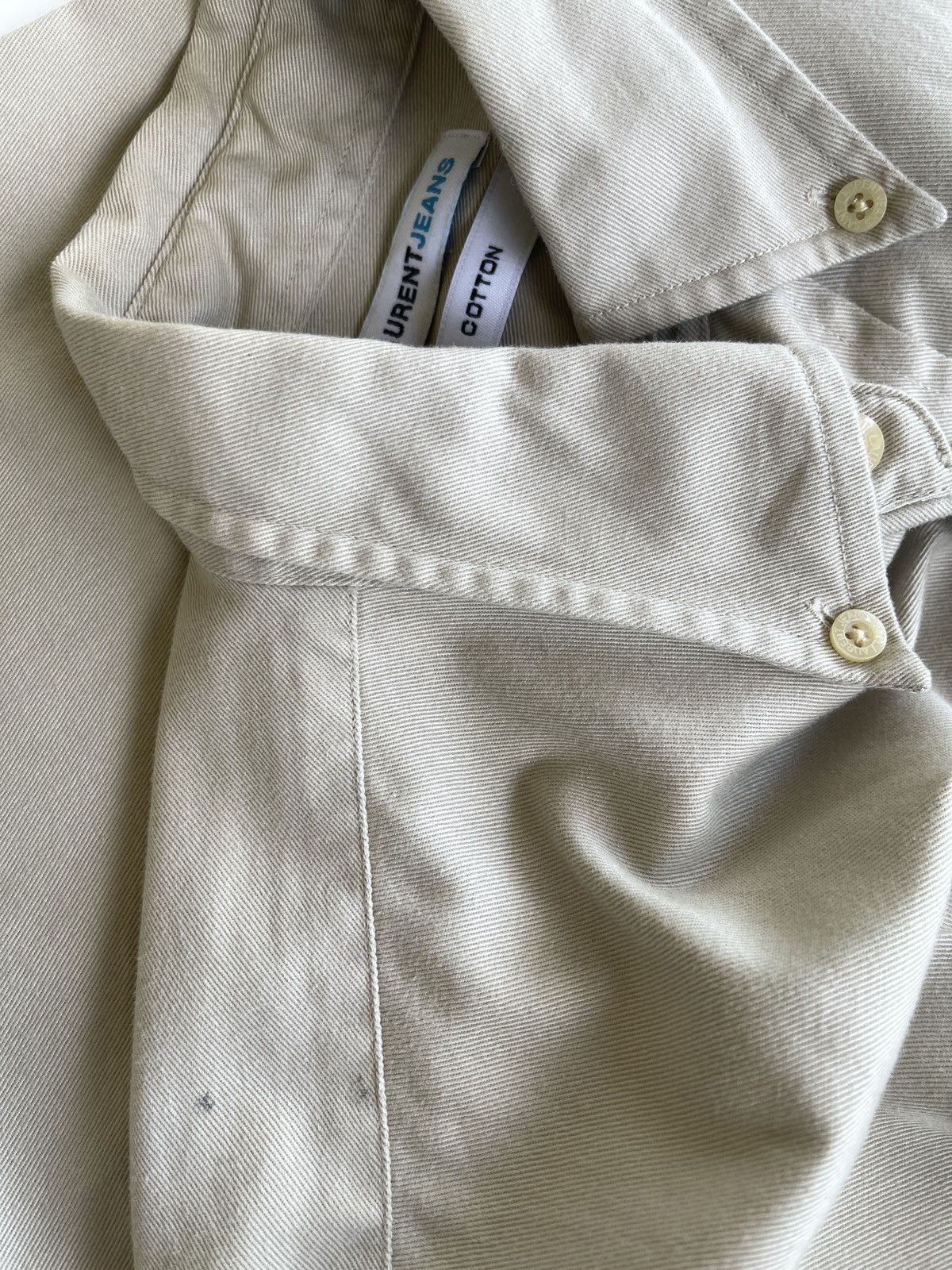 Yves Saint Laurent SaintLaurent Jeans Cotton Shirt Size US S / EU 44-46 / 1 - 8 Thumbnail
