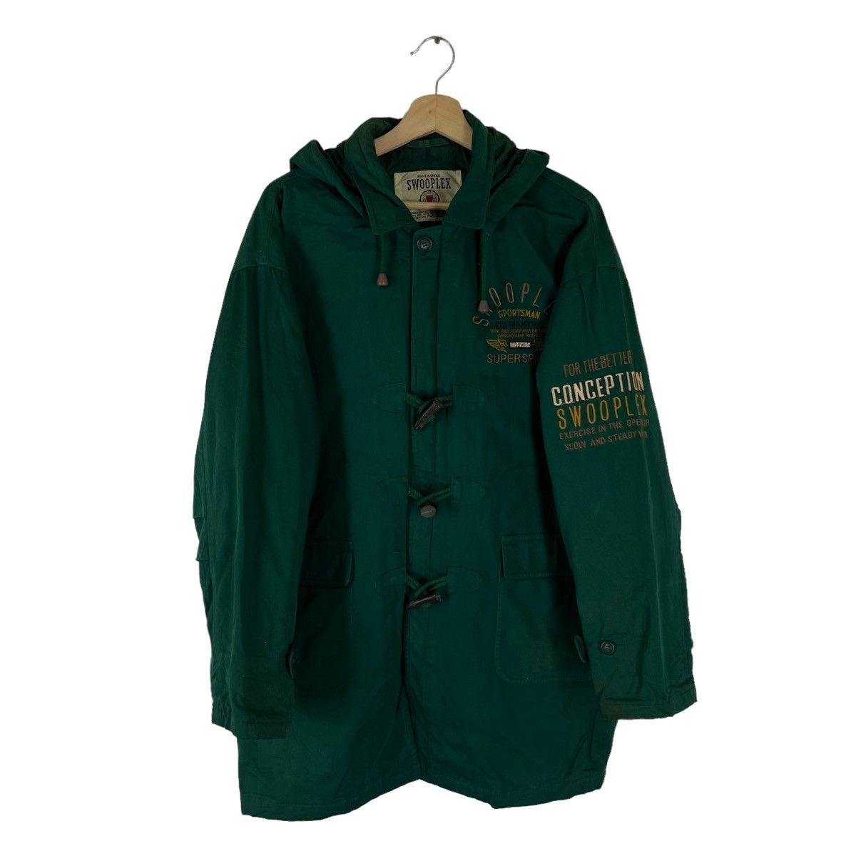 Japanese Brand RARE SURVIVAL JACKET SWOOPLEX BIG LOGO Size US L / EU 52-54 / 3 - 1 Thumbnail