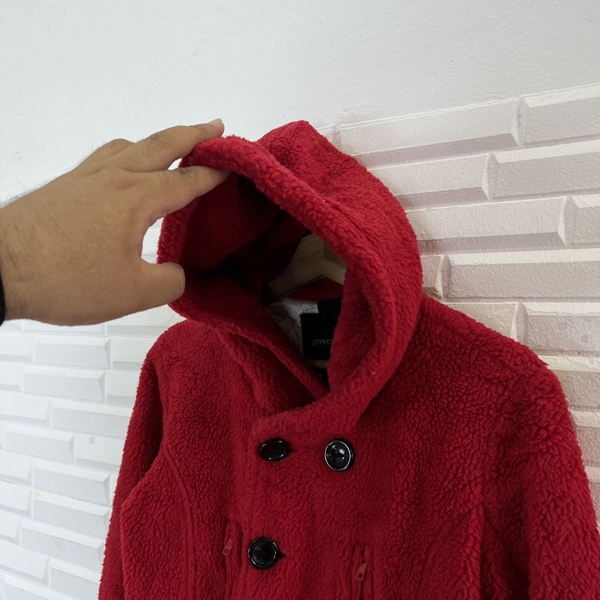 Japanese Brand RARE FLEECE HOODIE JACKET JOYRICH INSPIRED ISSEY MIYAKE Size US S / EU 44-46 / 1 - 6 Thumbnail