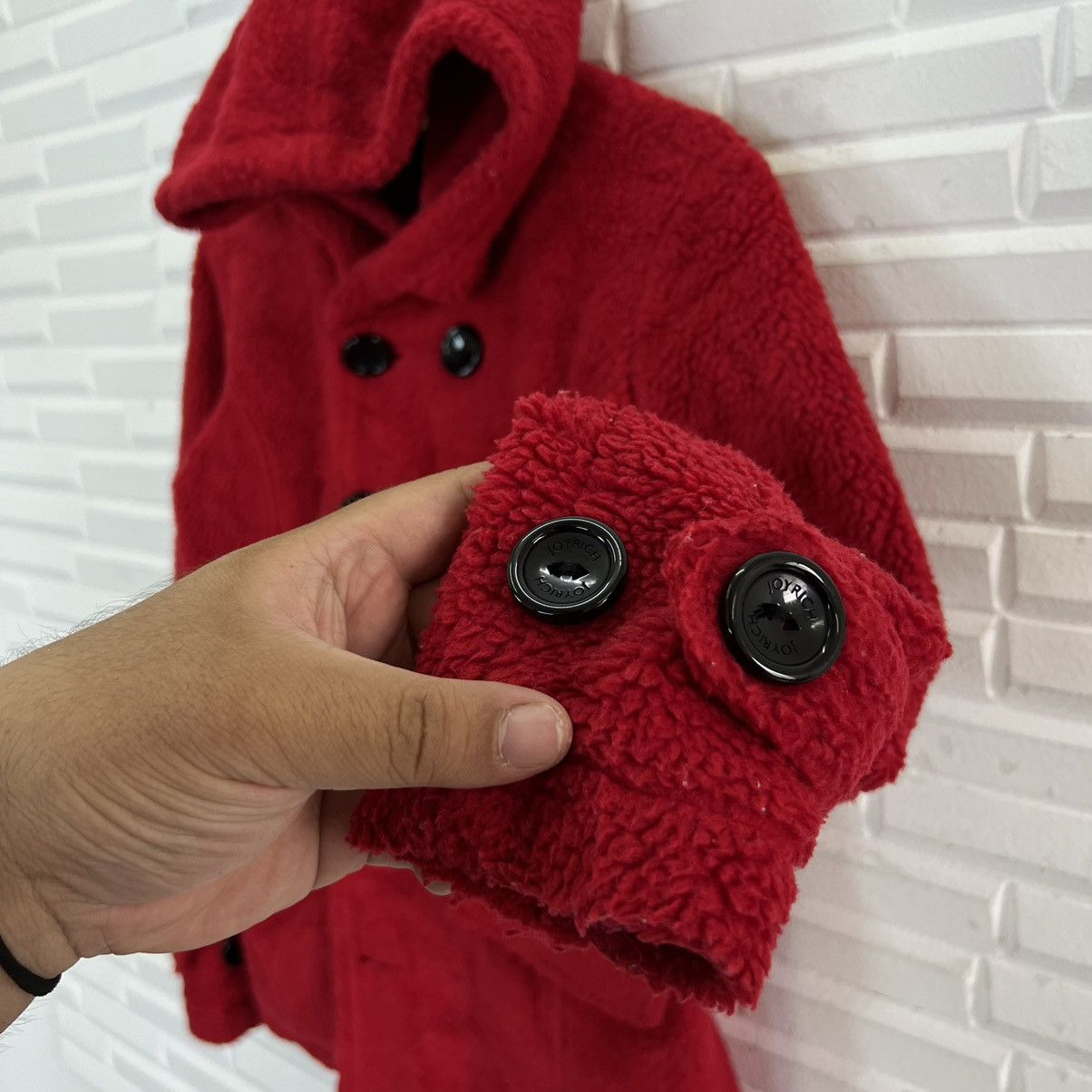 Japanese Brand RARE FLEECE HOODIE JACKET JOYRICH INSPIRED ISSEY MIYAKE Size US S / EU 44-46 / 1 - 4 Thumbnail