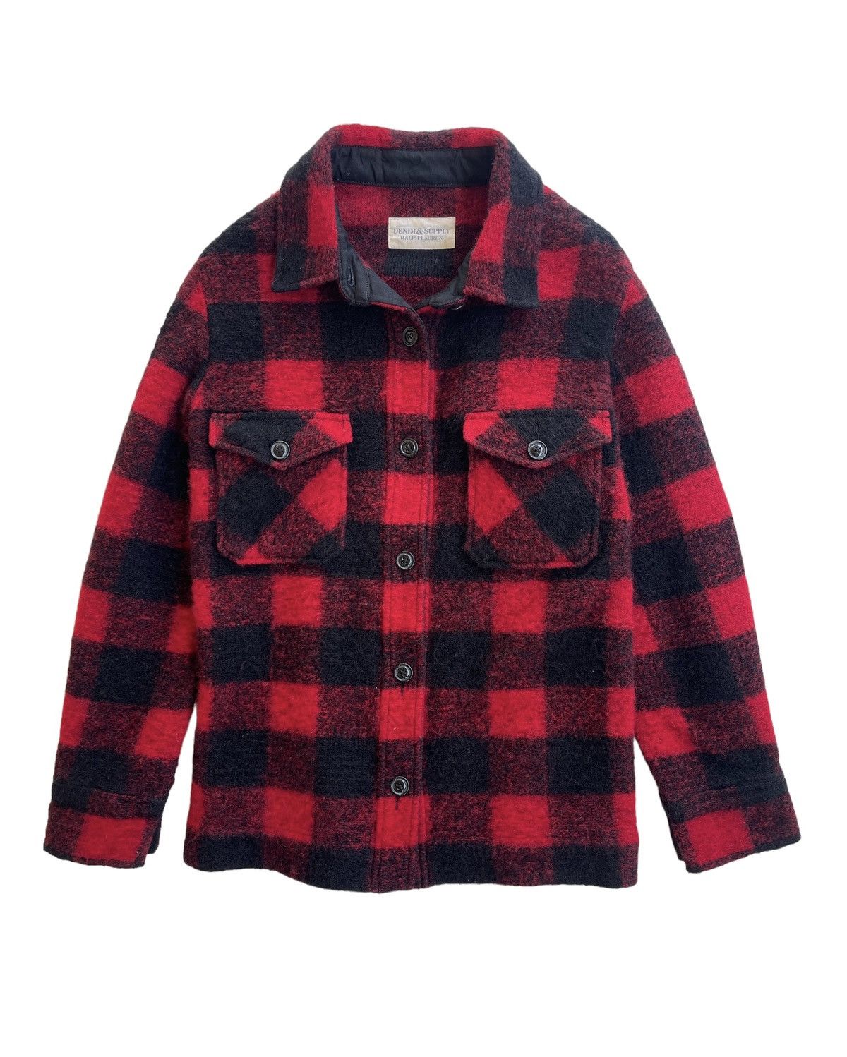 Vintage Ralph Lauren Wool Checkered Jacket