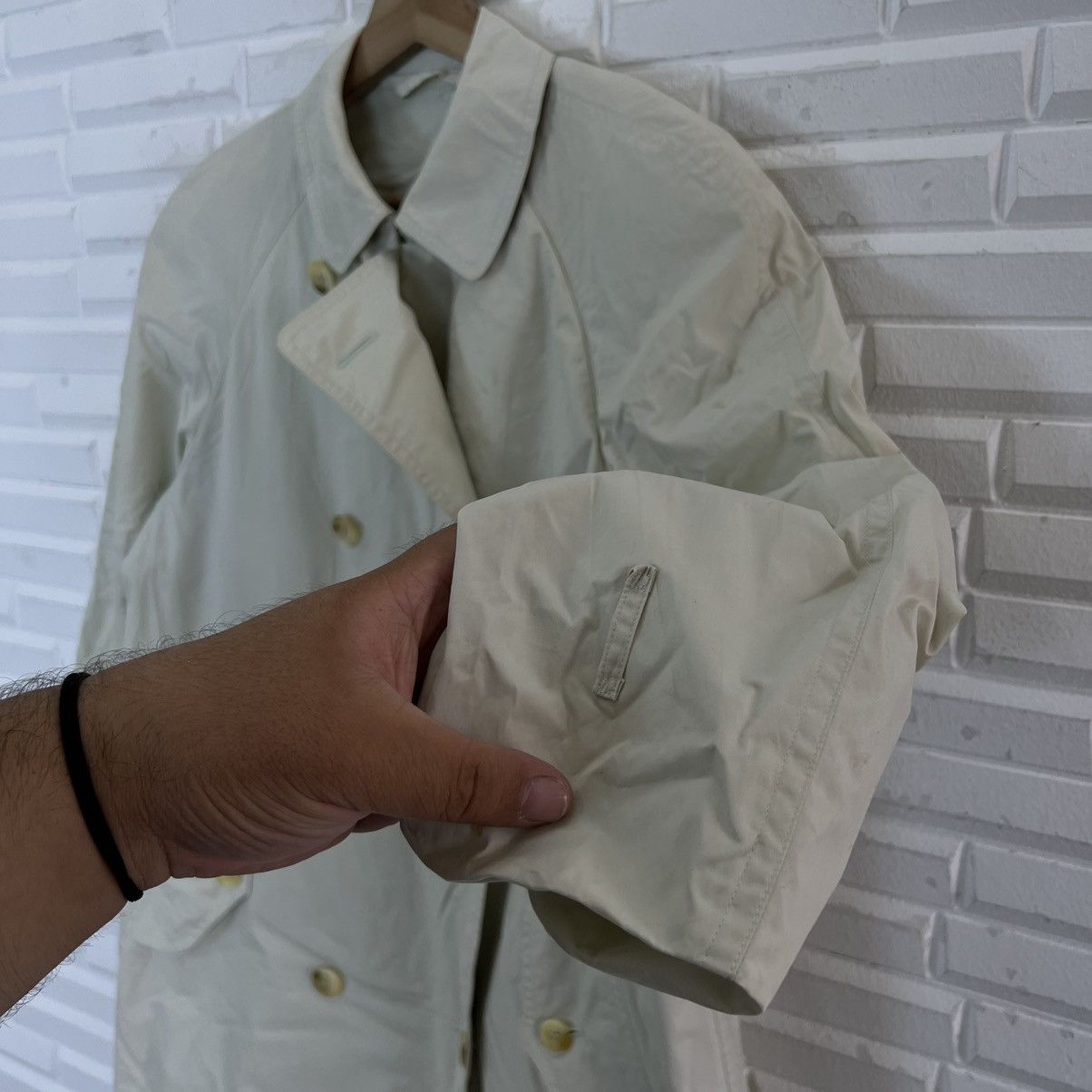 Burberry VINTAGE BURBERRYS BIG LOGO TRENCH COAT JACKET NOVA CHECK Size US M / EU 48-50 / 2 - 6 Thumbnail