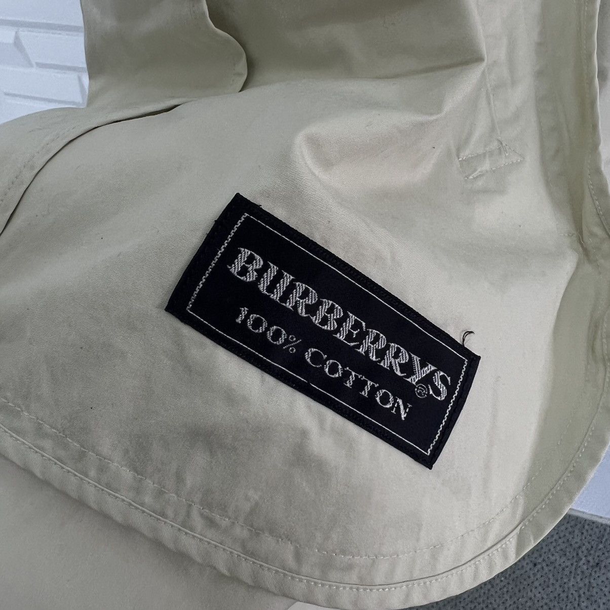 Burberry VINTAGE BURBERRYS BIG LOGO TRENCH COAT JACKET NOVA CHECK Size US M / EU 48-50 / 2 - 13 Thumbnail