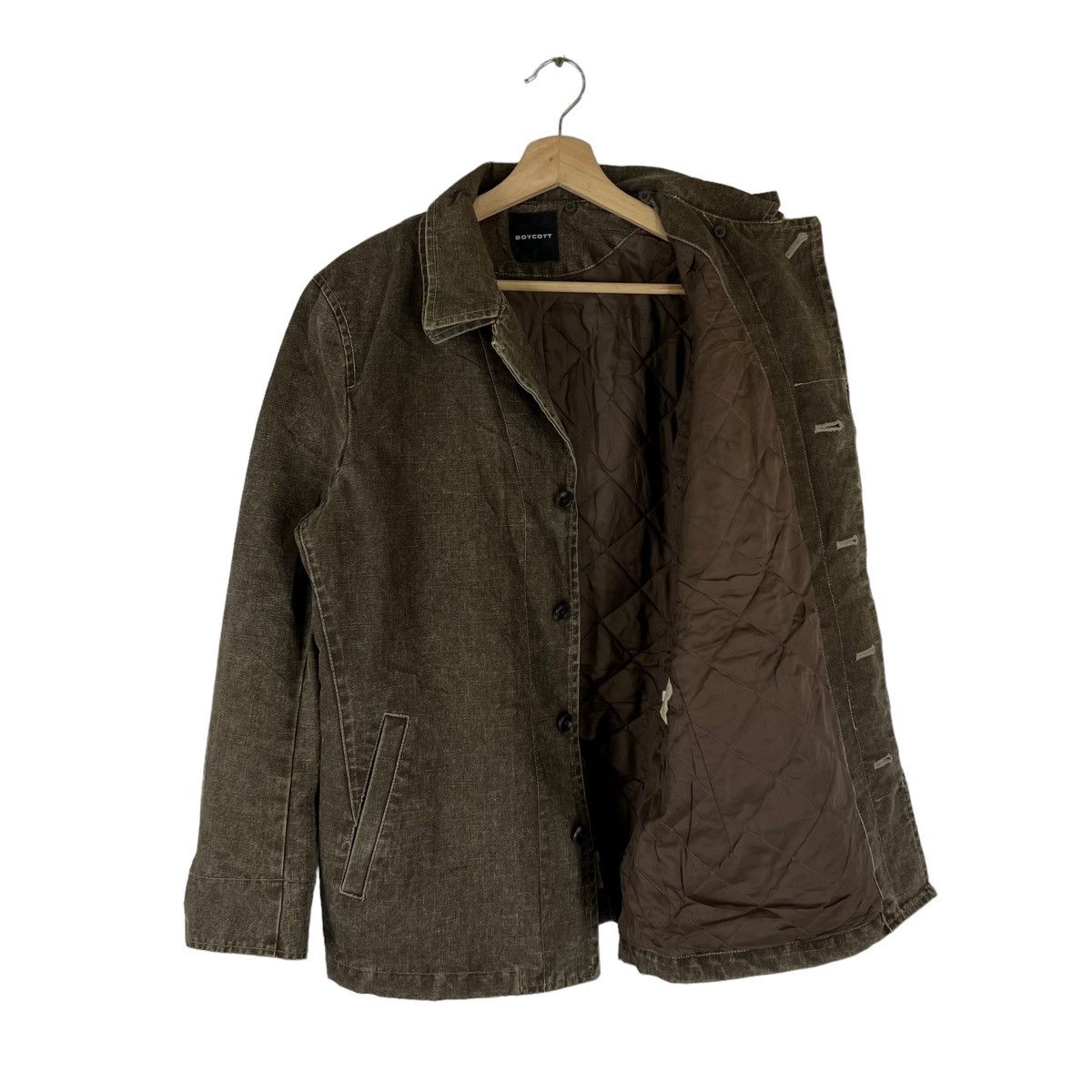 Japanese Brand VINTAGE HIKORY CHORE JACKET BOYCOTT INSPIRED BY ISSEY MIYAKE Size US M / EU 48-50 / 2 - 11 Thumbnail