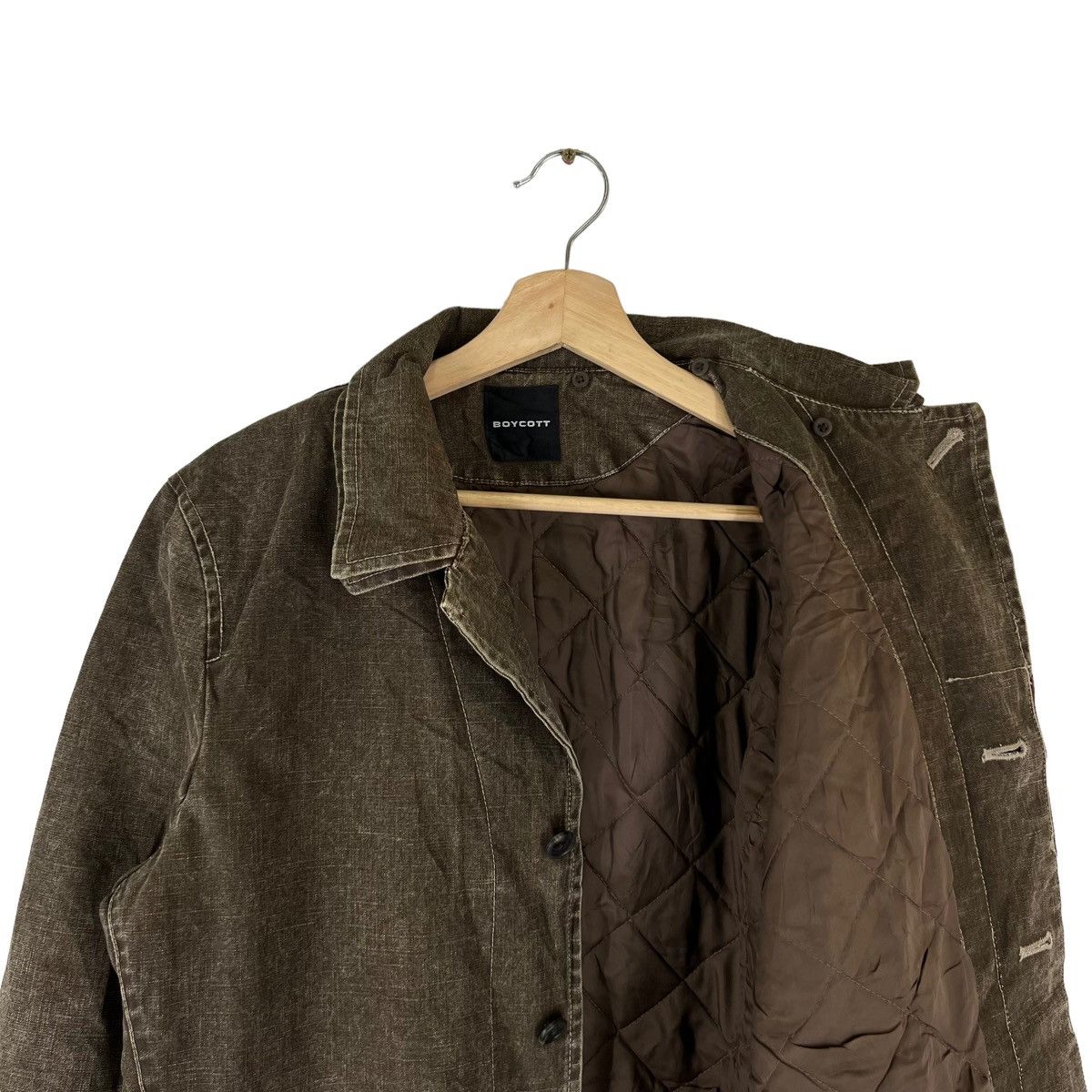 Japanese Brand VINTAGE HIKORY CHORE JACKET BOYCOTT INSPIRED BY ISSEY MIYAKE Size US M / EU 48-50 / 2 - 12 Thumbnail