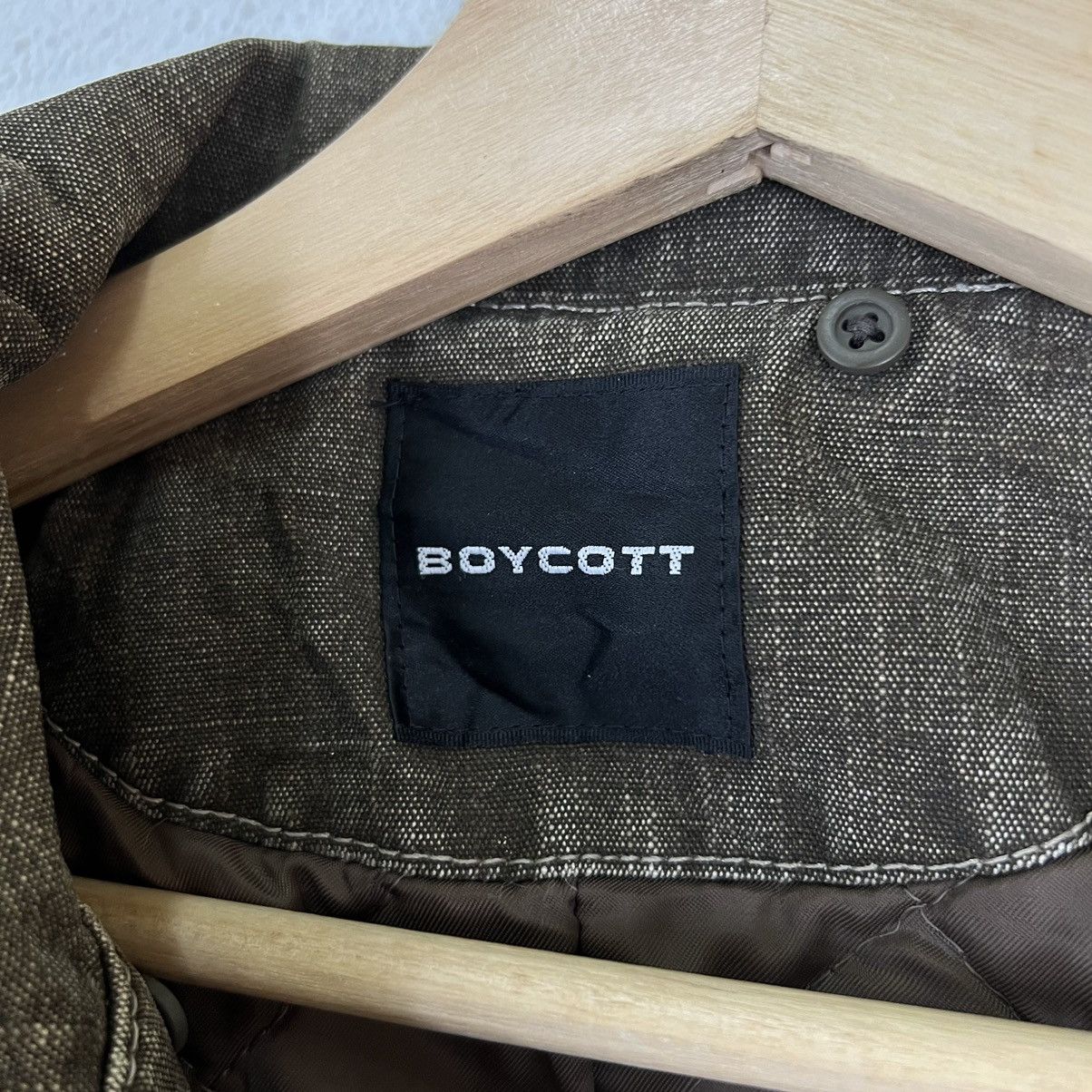 Japanese Brand VINTAGE HIKORY CHORE JACKET BOYCOTT INSPIRED BY ISSEY MIYAKE Size US M / EU 48-50 / 2 - 15 Thumbnail