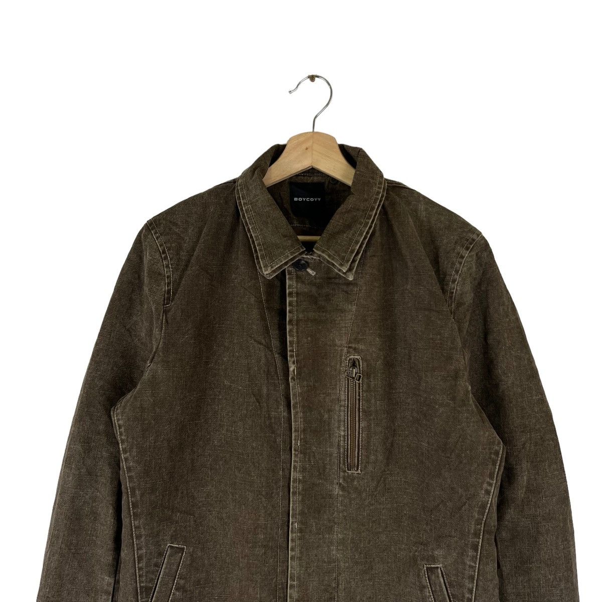 Japanese Brand VINTAGE HIKORY CHORE JACKET BOYCOTT INSPIRED BY ISSEY MIYAKE Size US M / EU 48-50 / 2 - 3 Thumbnail