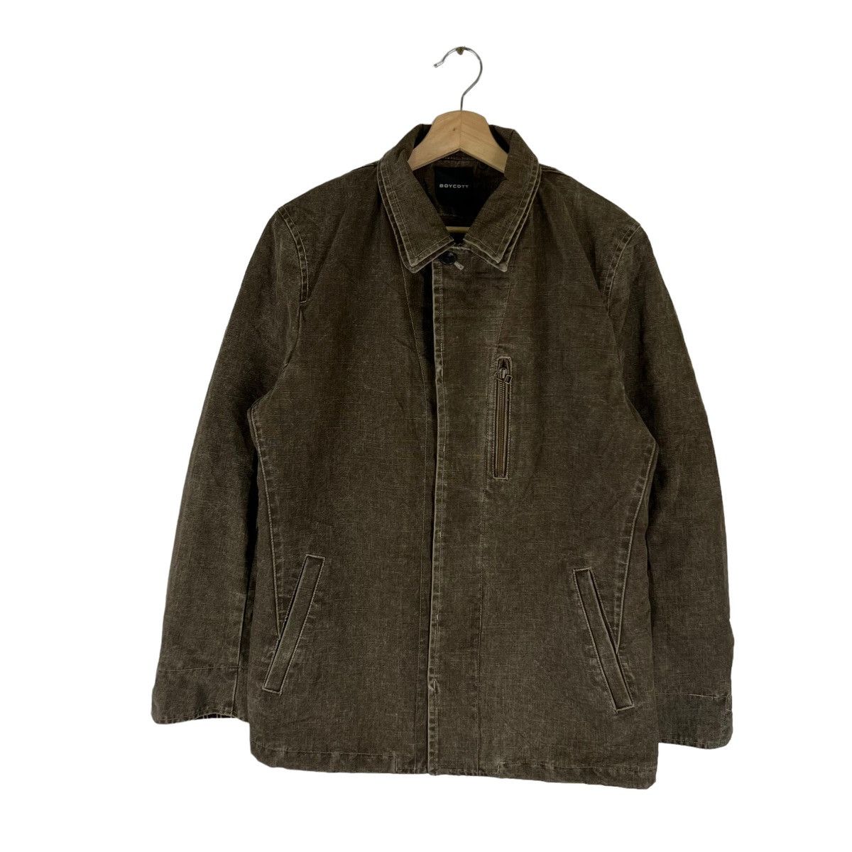 Japanese Brand VINTAGE HIKORY CHORE JACKET BOYCOTT INSPIRED BY ISSEY MIYAKE Size US M / EU 48-50 / 2 - 1 Thumbnail