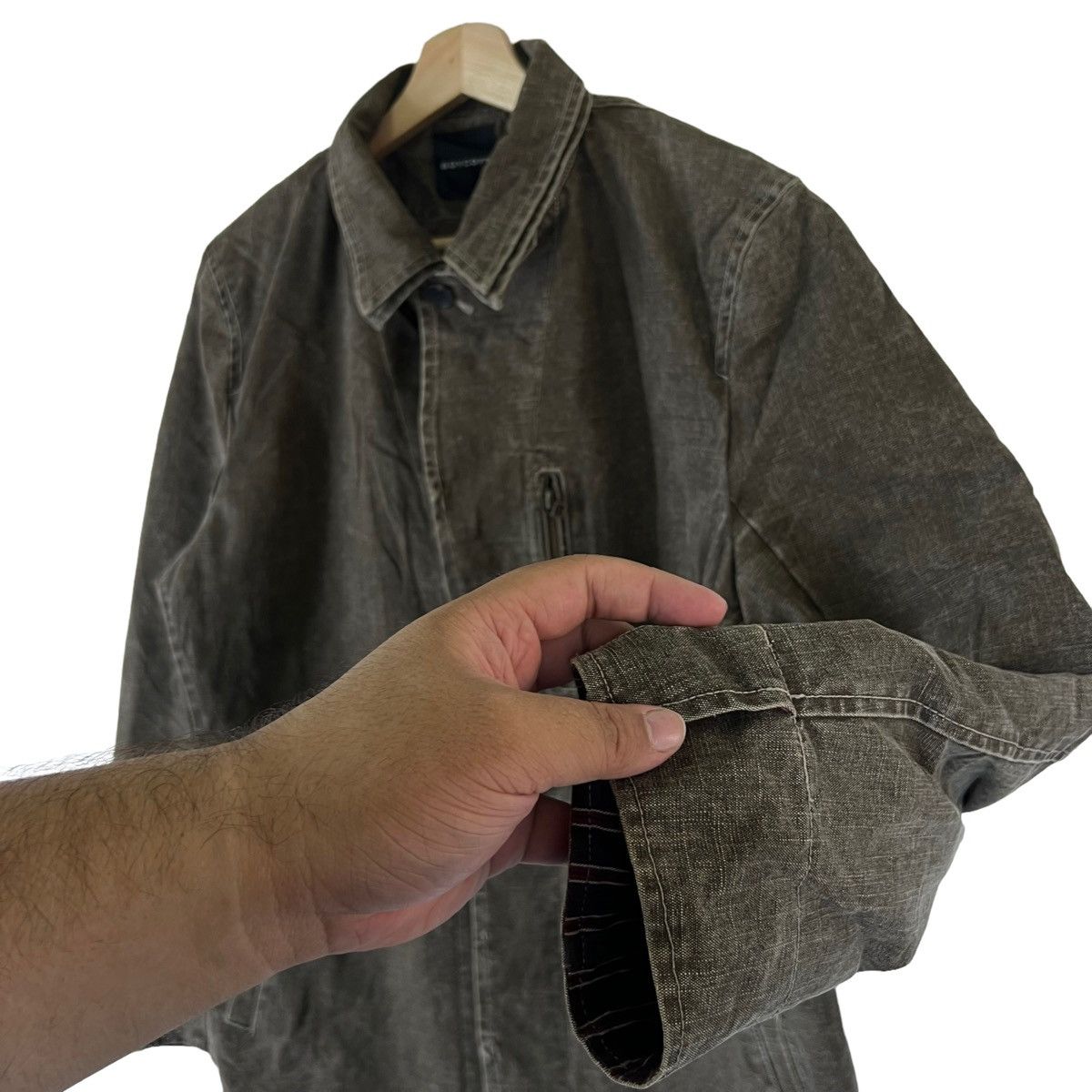 Japanese Brand VINTAGE HIKORY CHORE JACKET BOYCOTT INSPIRED BY ISSEY MIYAKE Size US M / EU 48-50 / 2 - 7 Thumbnail