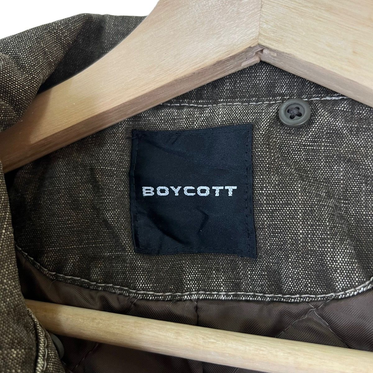 Japanese Brand VINTAGE HIKORY CHORE JACKET BOYCOTT INSPIRED BY ISSEY MIYAKE Size US M / EU 48-50 / 2 - 14 Thumbnail